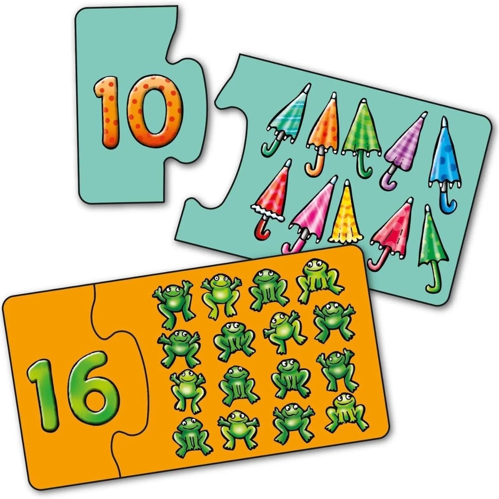 Orchard Toys Match And Count Jigsaw Puzzle - mezetto ebebek ebebek