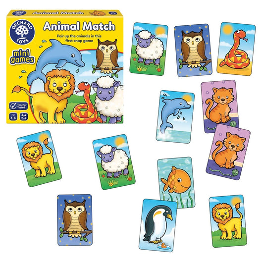Orchard Toys Mini Games - Animal Match - mezetto ebebek ebebek