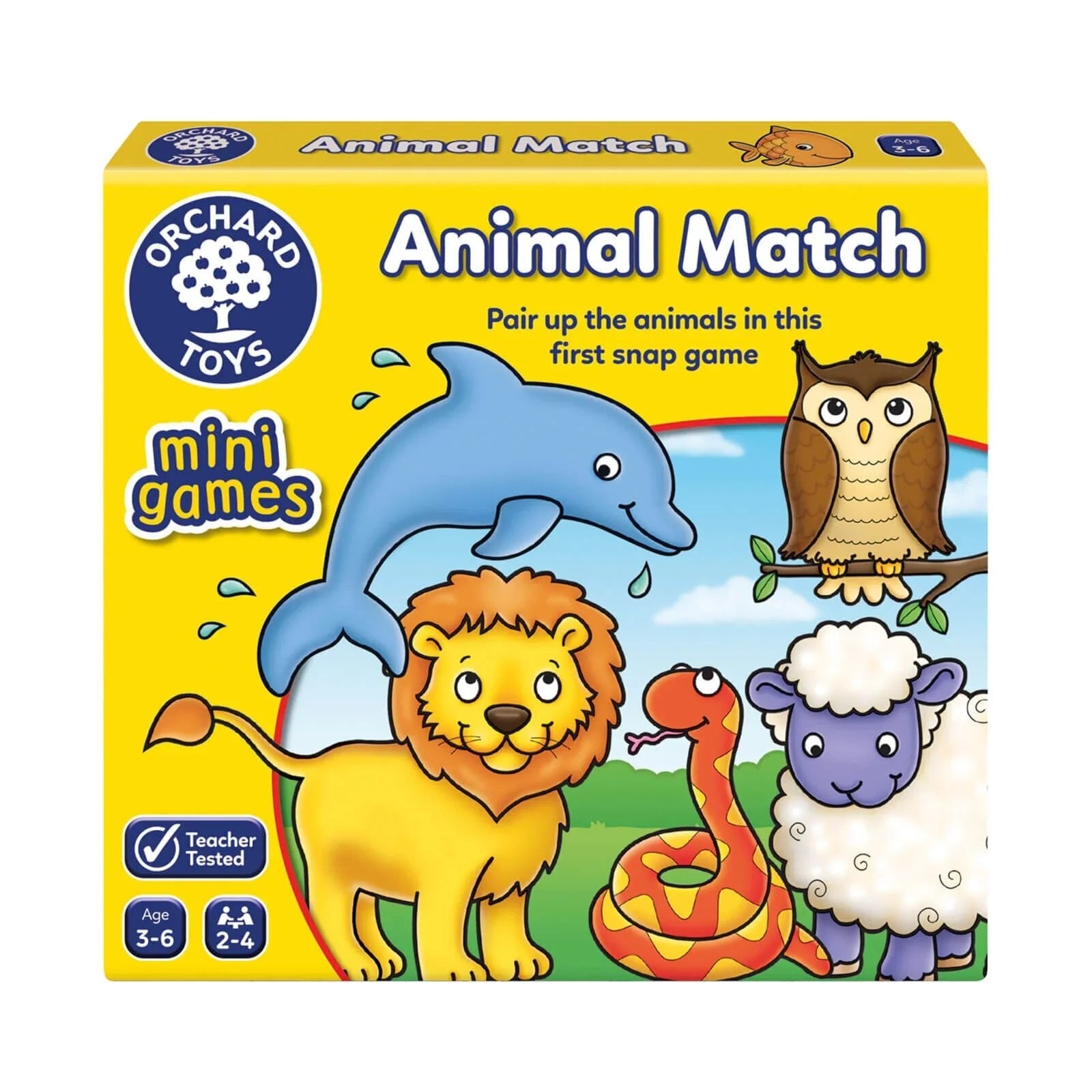 Orchard Toys Mini Games - Animal Match - mezetto ebebek ebebek