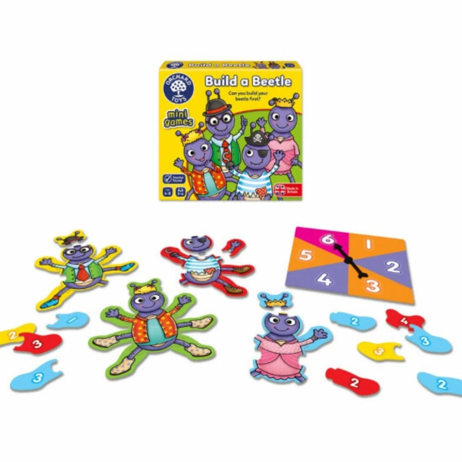 Orchard Toys Mini Games - Build A Beetle - mezetto ebebek ebebek