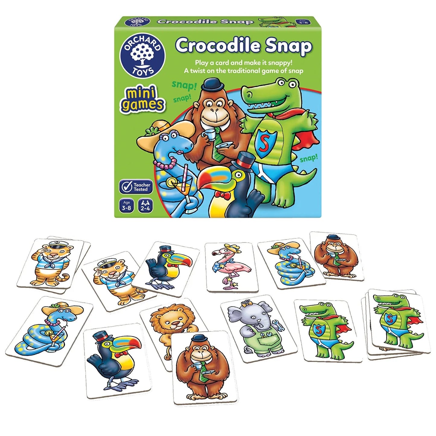 Orchard Toys Mini Games - Crocodile Snap - mezetto ebebek ebebek