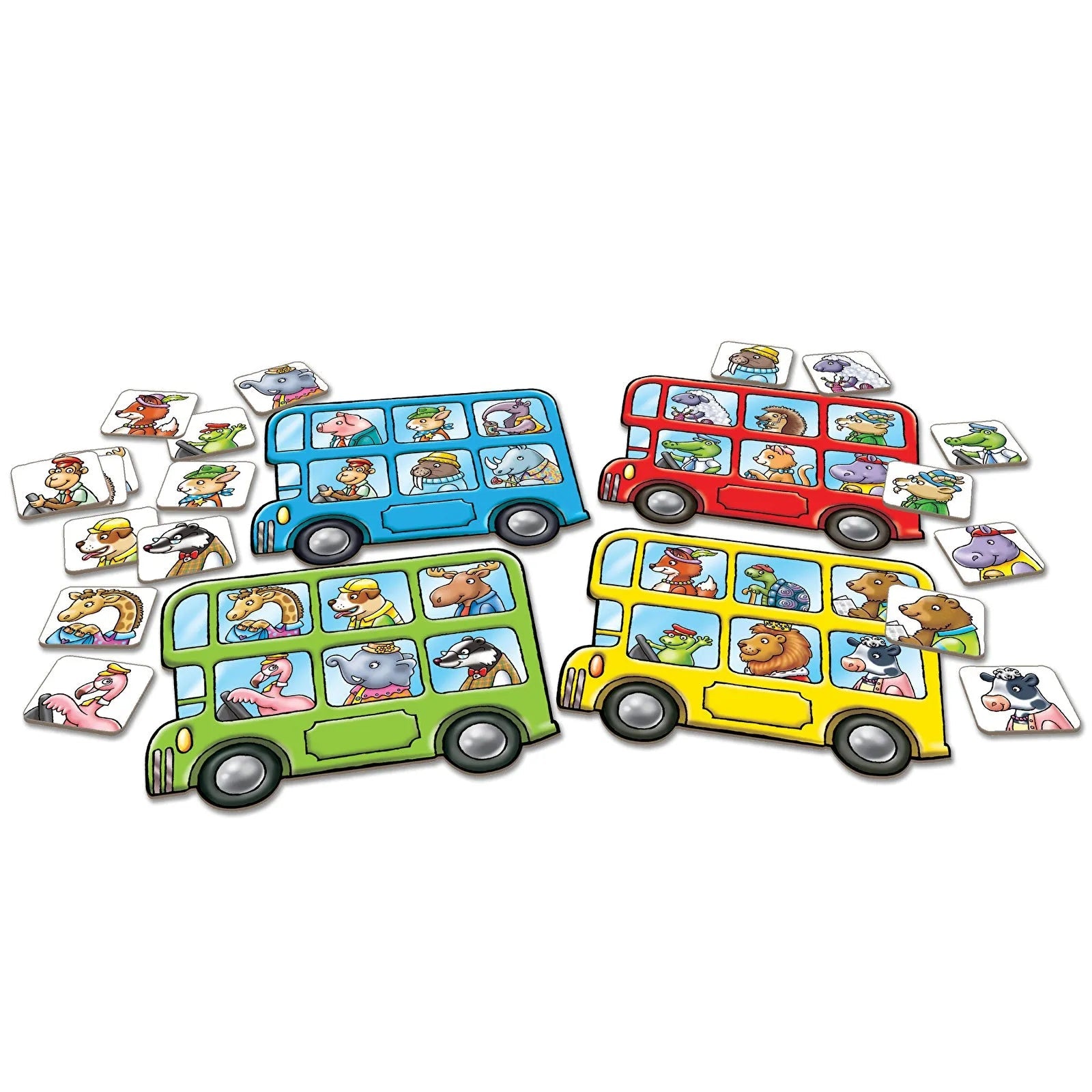 Orchard Toys Mini Games - Little Bus Lotto - mezetto ebebek ebebek