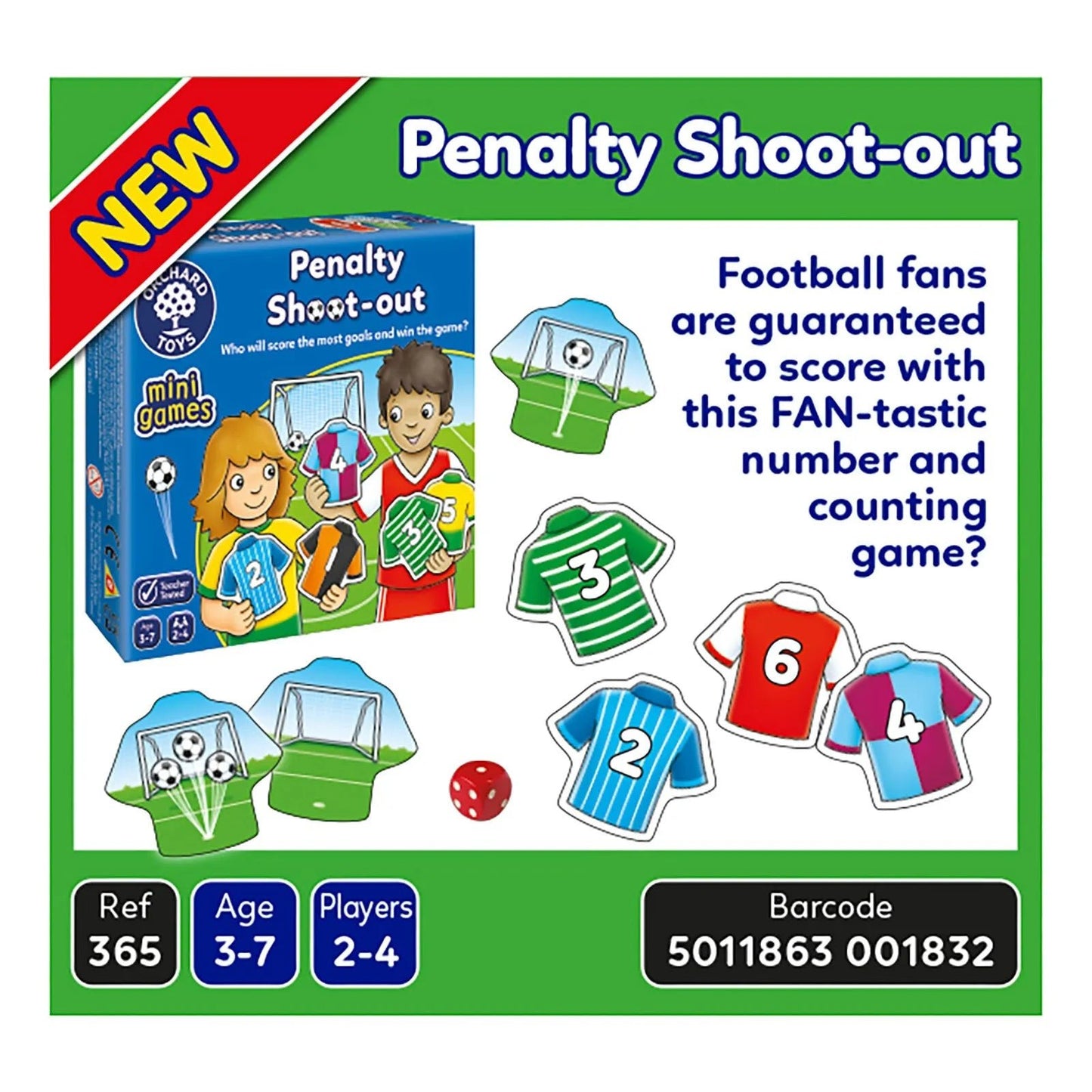 Orchard Toys Mini Games - Penalty Shoot - Out - mezetto ebebek ebebek