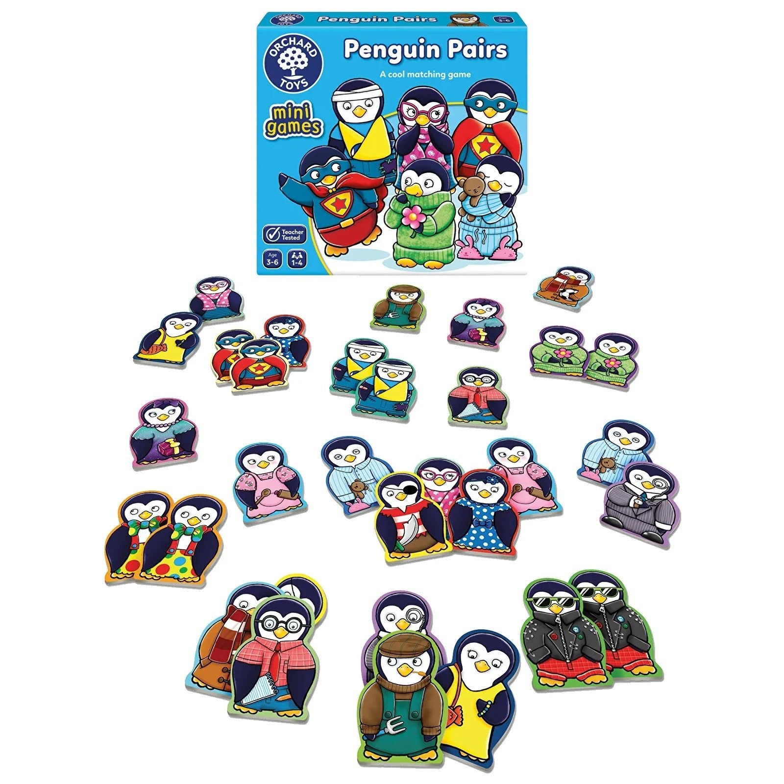 Orchard Toys Mini Games - Penguin Pairs - mezetto ebebek ebebek