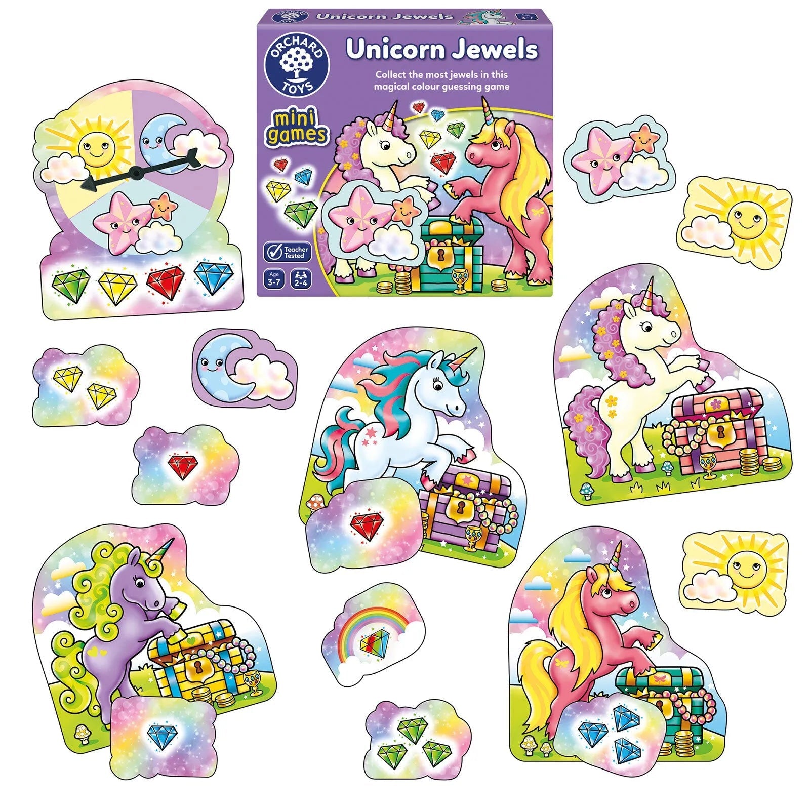 Orchard Toys Mini Games - Unicorn Jewels - mezetto ebebek ebebek