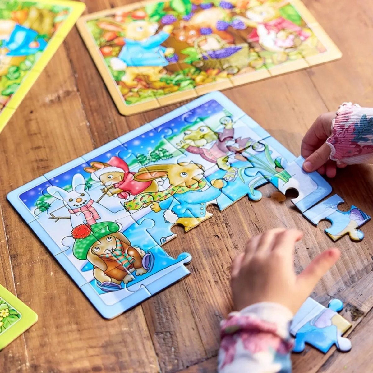 Orchard Toys Peter Rabbit 4 - in - a - Box Puzzles - mezetto ebebek ebebek
