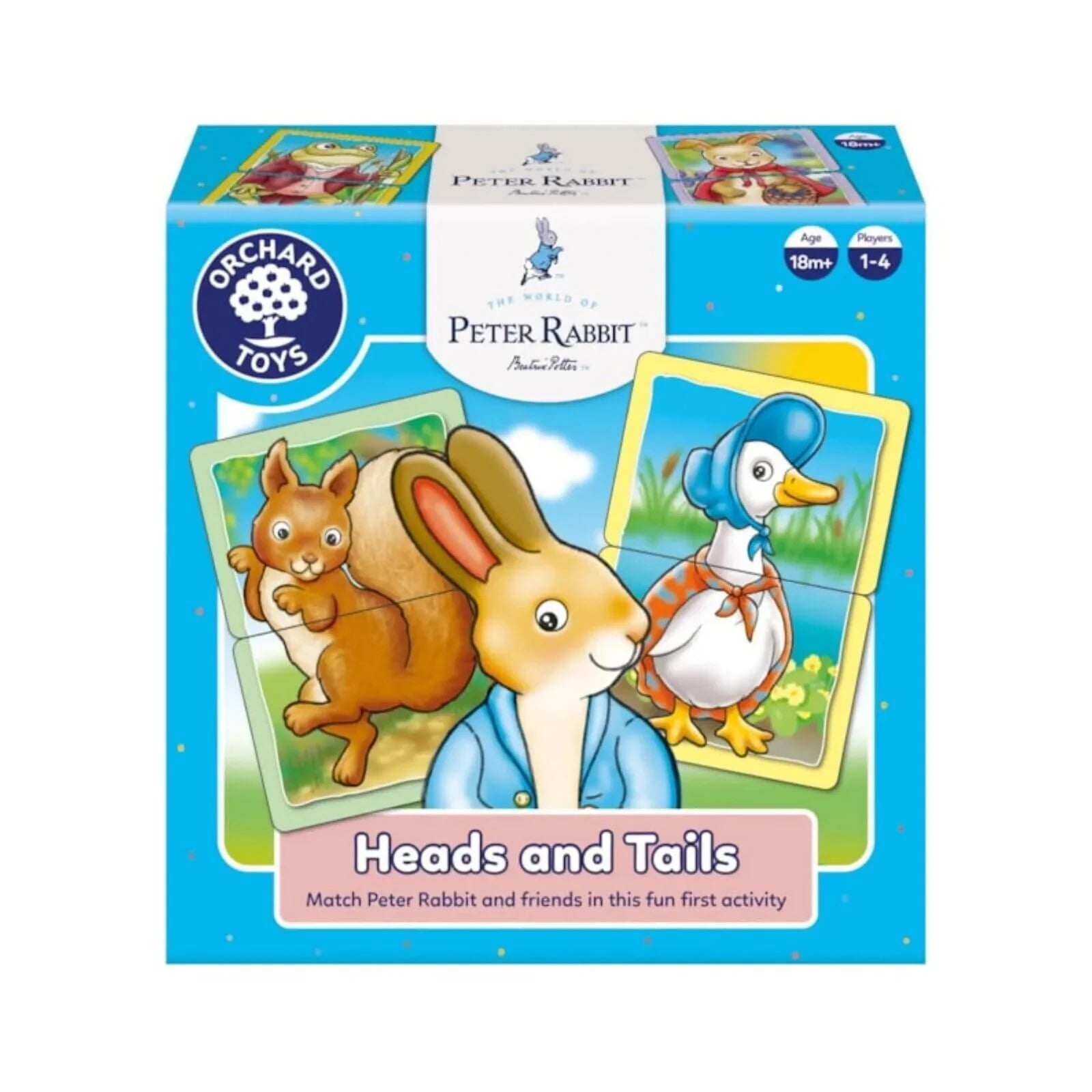 Orchard Toys Peter Rabbit Heads & Tails Game - mezetto ebebek ebebek