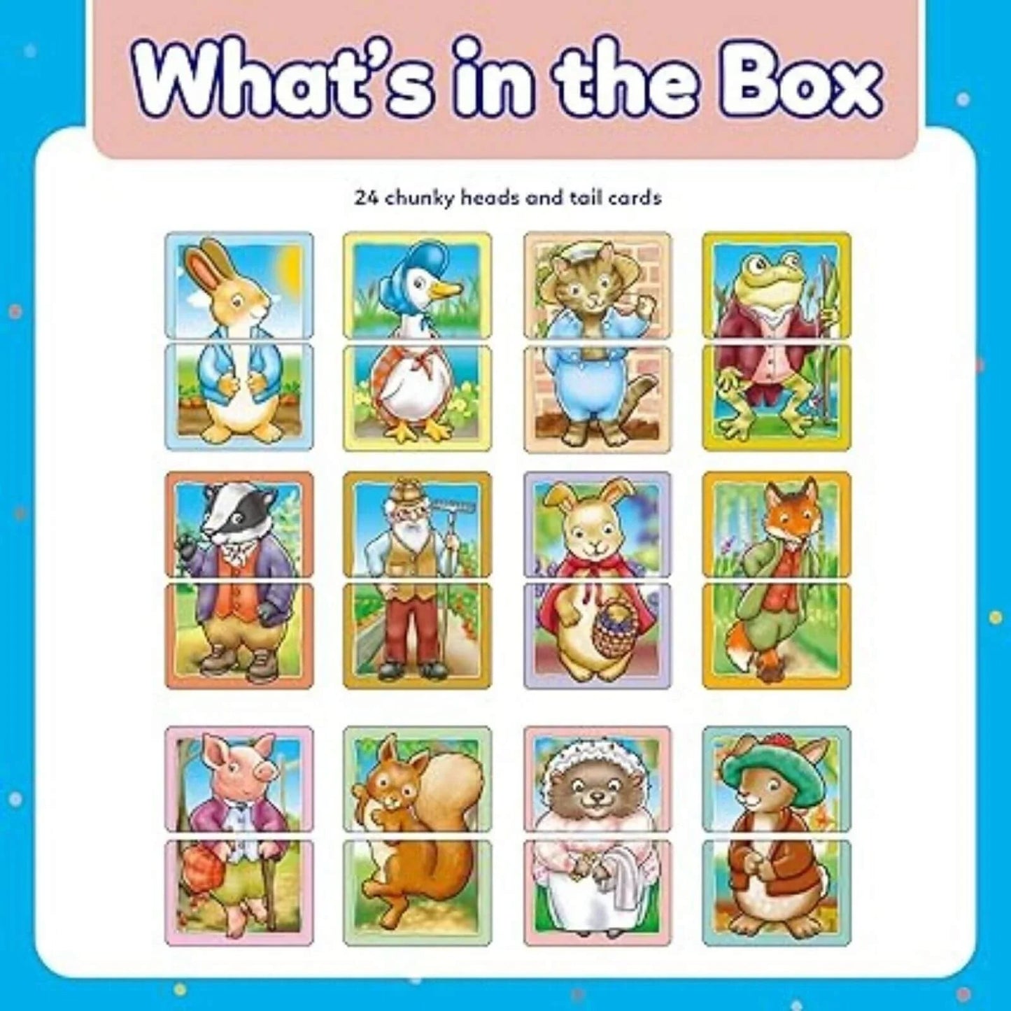 Orchard Toys Peter Rabbit Heads & Tails Game - mezetto ebebek ebebek