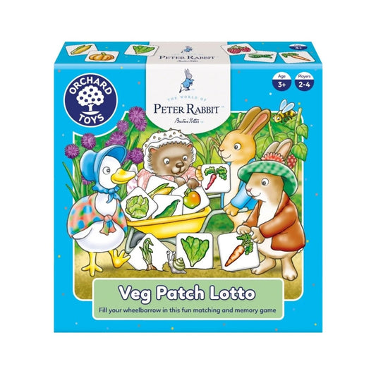 Orchard Toys Peter Rabbit Veg Patch Lotto - mezetto ebebek ebebek