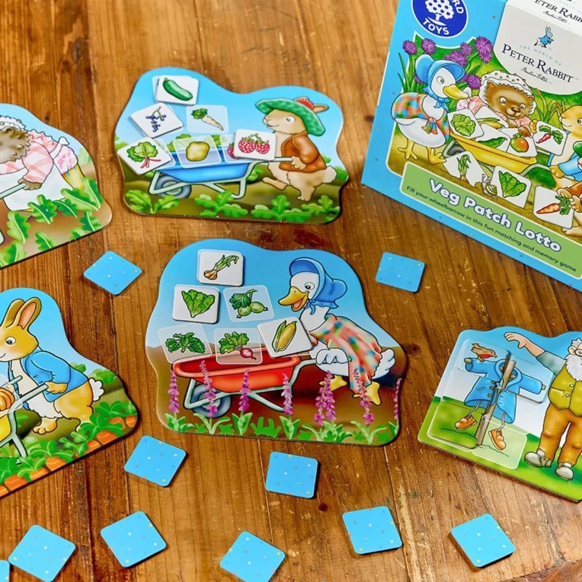 Orchard Toys Peter Rabbit Veg Patch Lotto - mezetto ebebek ebebek