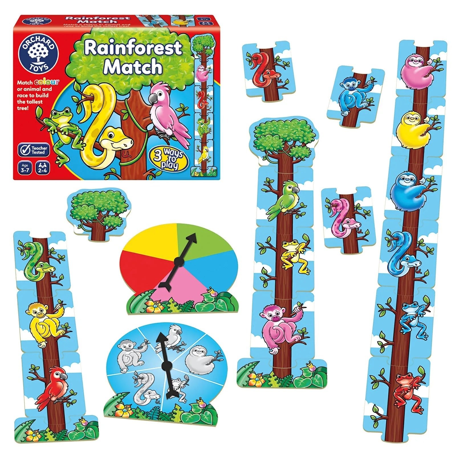 Orchard Toys Rainforest Match - mezetto ebebek ebebek