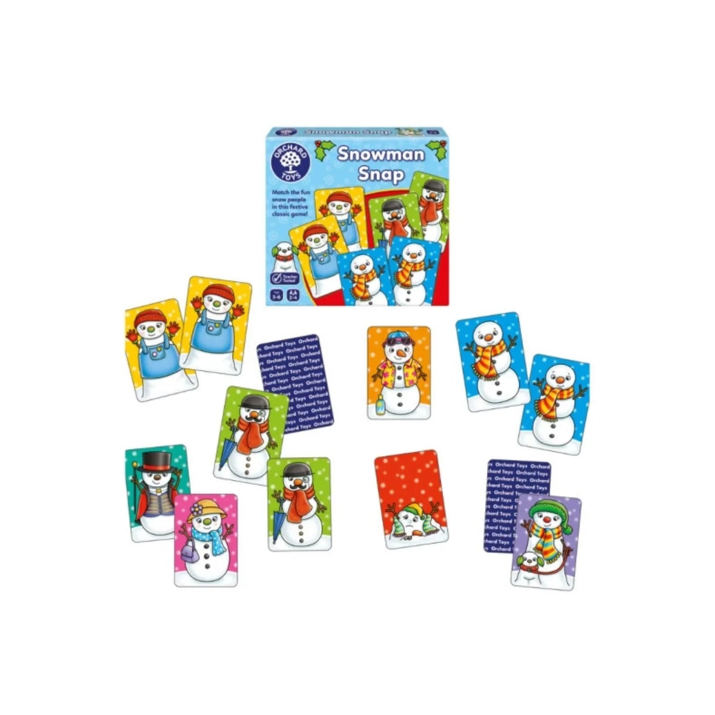 Orchard Toys Snowman Snap - mezetto ebebek ebebek