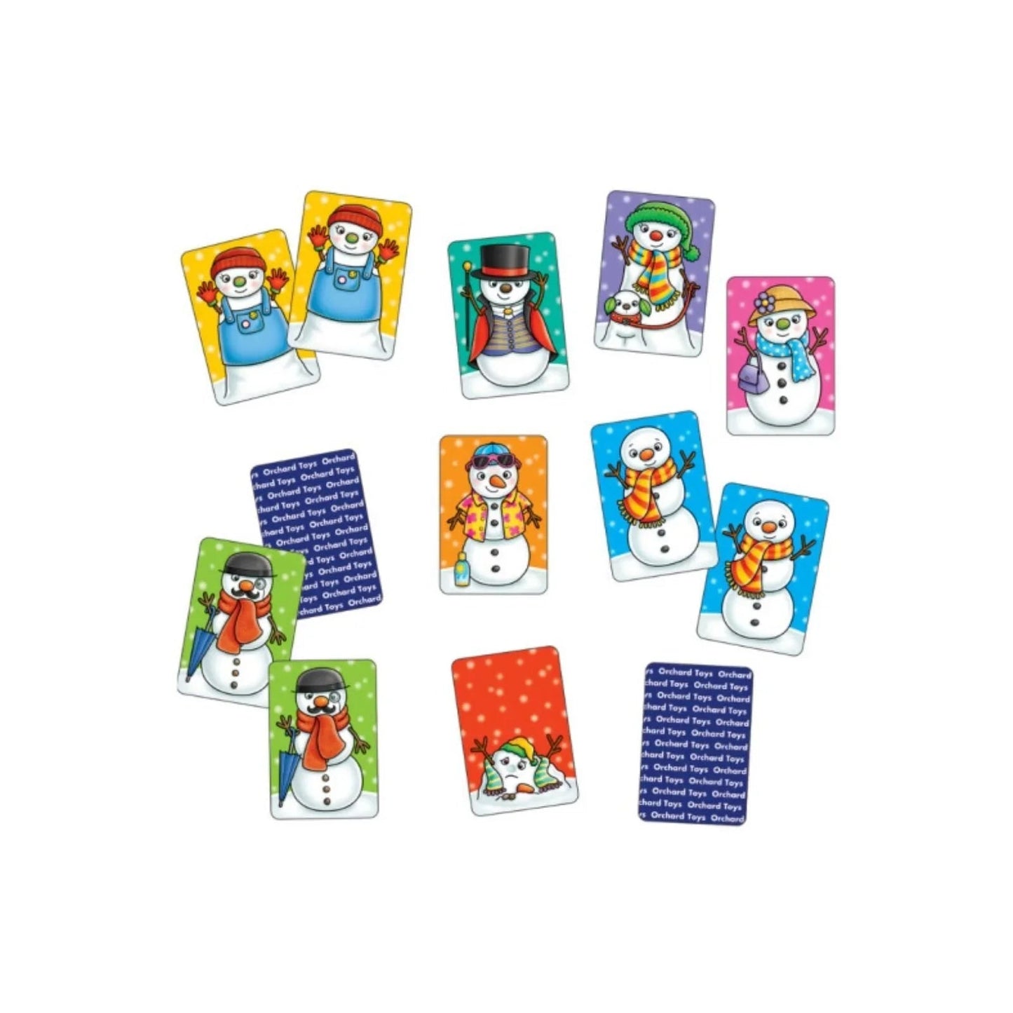 Orchard Toys Snowman Snap - mezetto ebebek ebebek