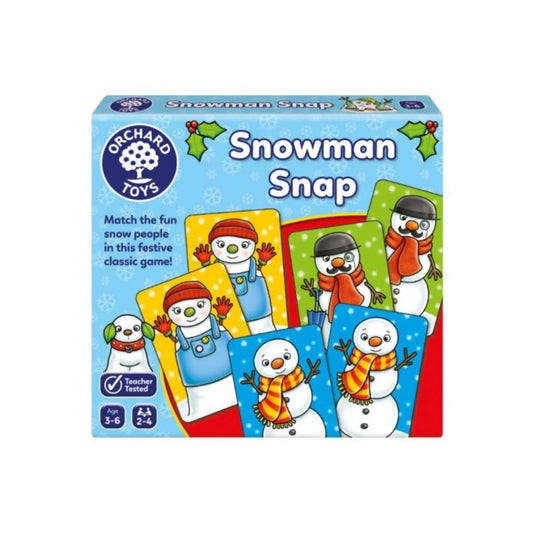 Orchard Toys Snowman Snap - mezetto ebebek ebebek