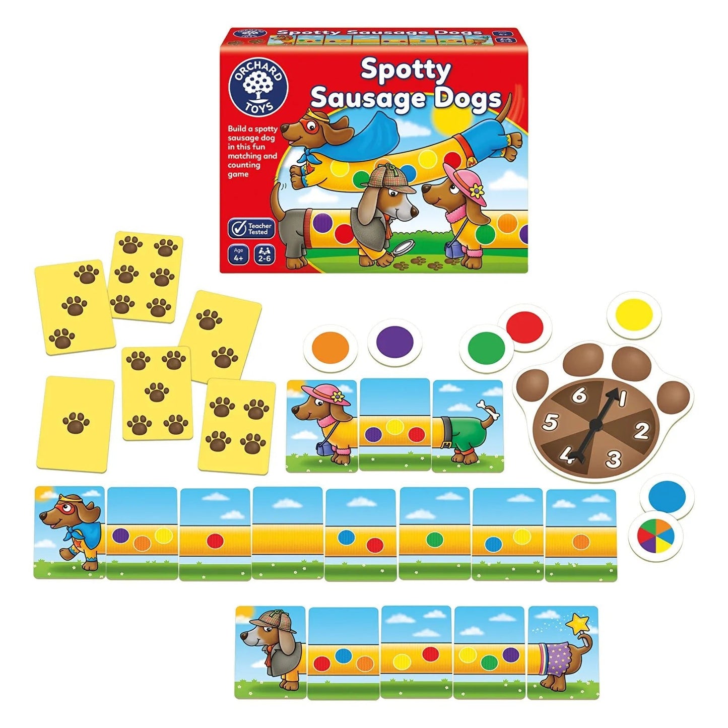 Orchard Toys Spotty Sausage Dogs - mezetto ebebek ebebek