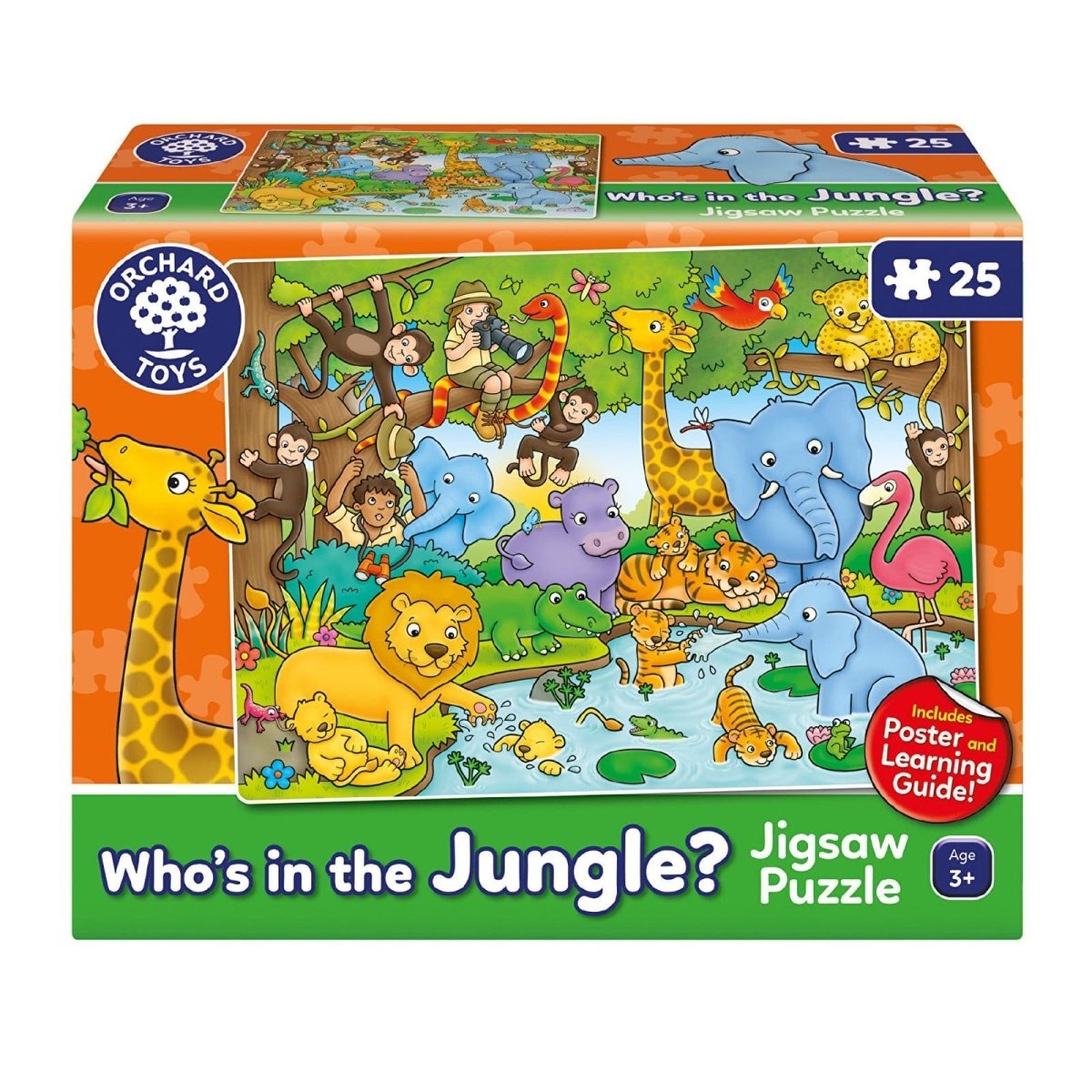 Orchard Toys Who's In The Jungle? Jigsaw Puzzle - mezetto ebebek ebebek