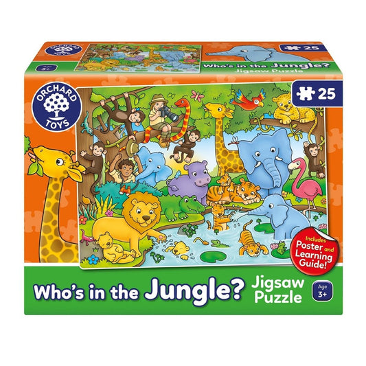 Orchard Toys Who's In The Jungle? Jigsaw Puzzle - mezetto ebebek ebebek