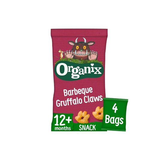 Organix Barbeque Gruffalo Claws 12+ months 60g (4x15g) - mezetto ebebek ebebek