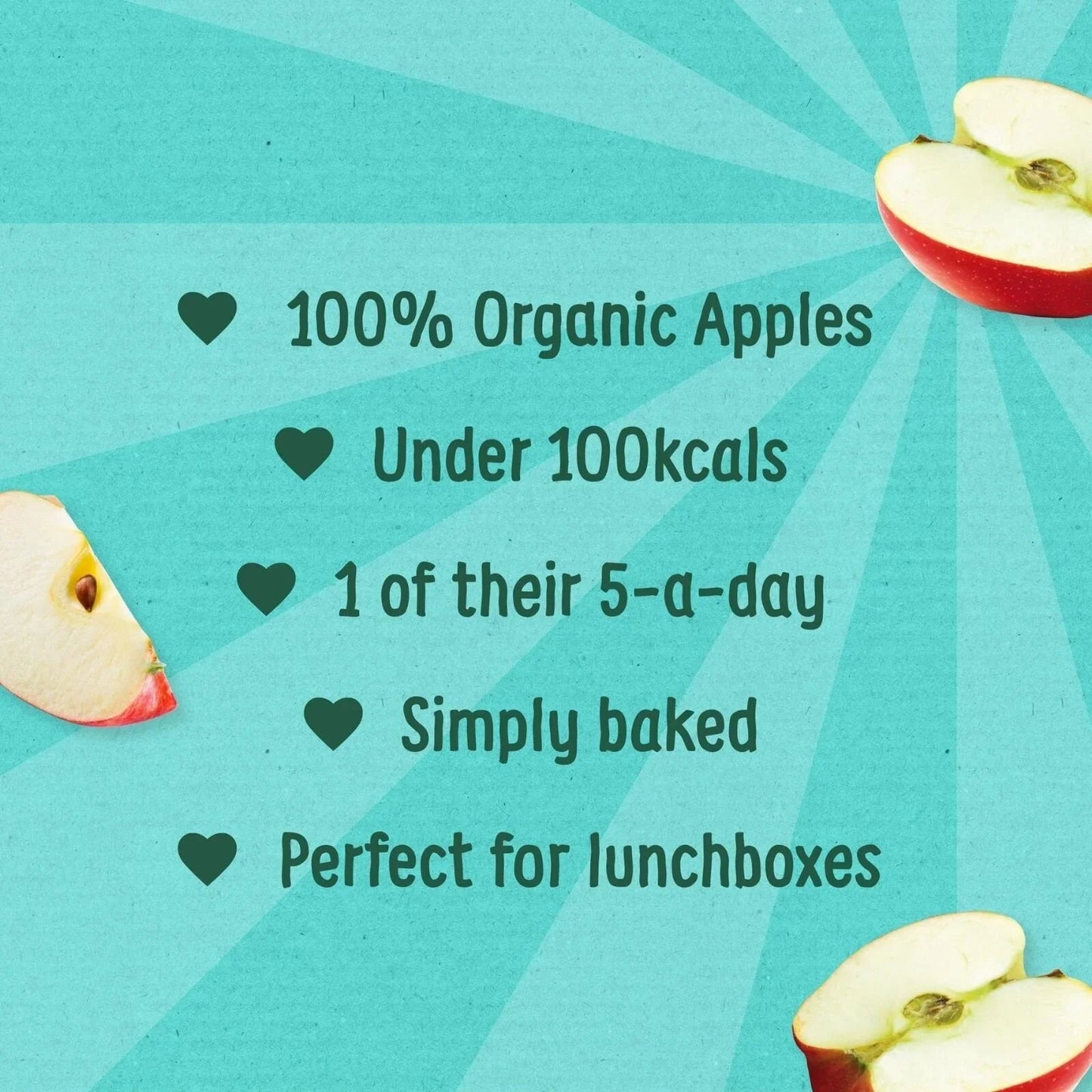 Organix Kids Wavy Apple Snackers 15g - mezetto ebebek ebebek