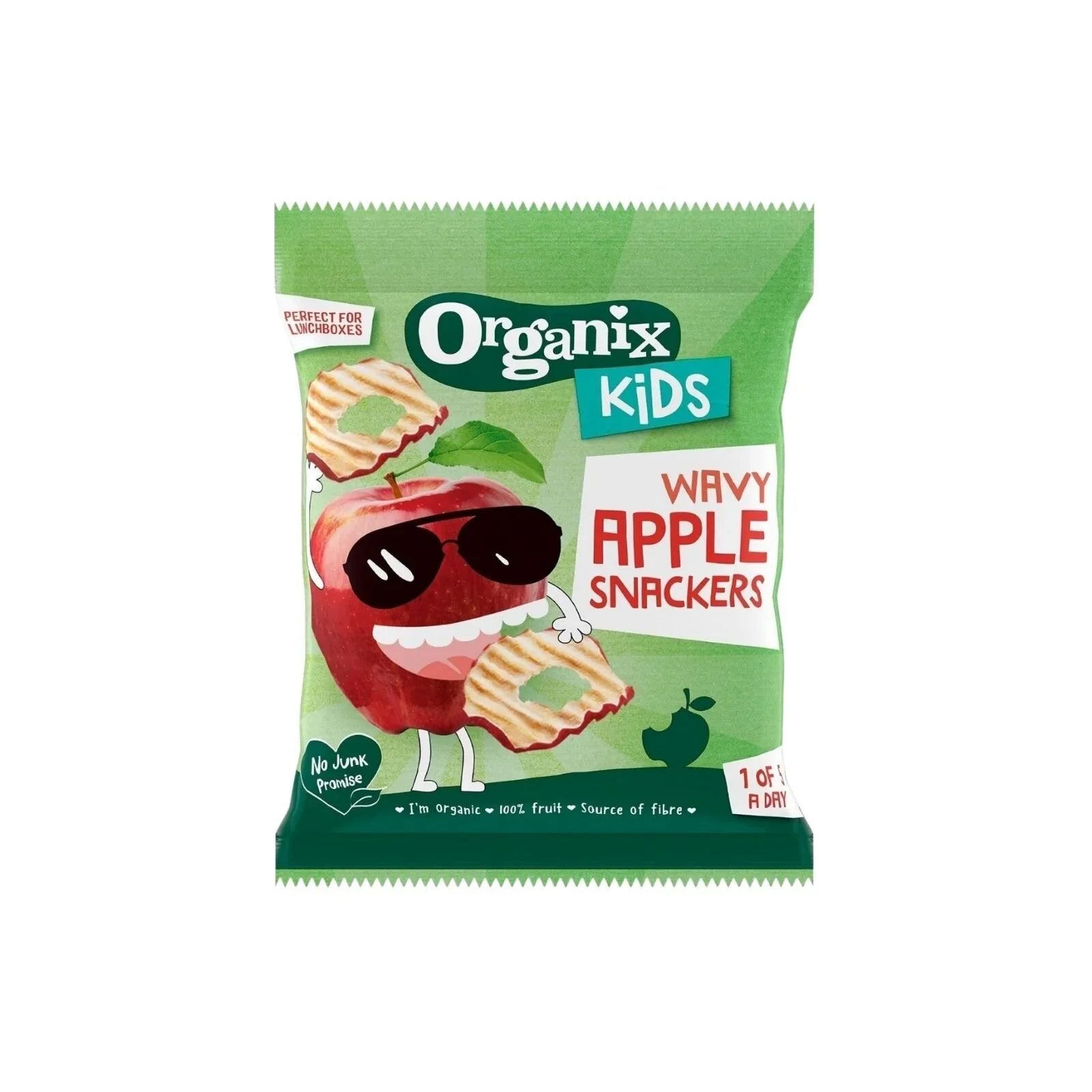 Organix Kids Wavy Apple Snackers 15g - mezetto ebebek ebebek