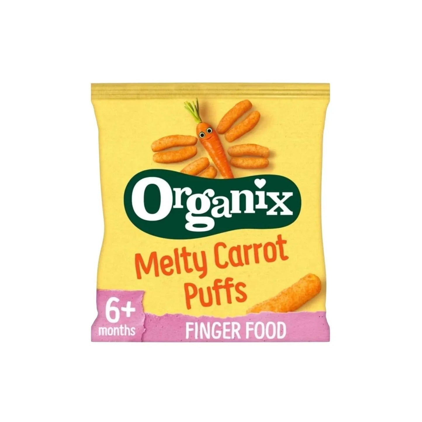 Organix Melty Carrot Puffs 6+ months 20g - mezetto ebebek ebebek