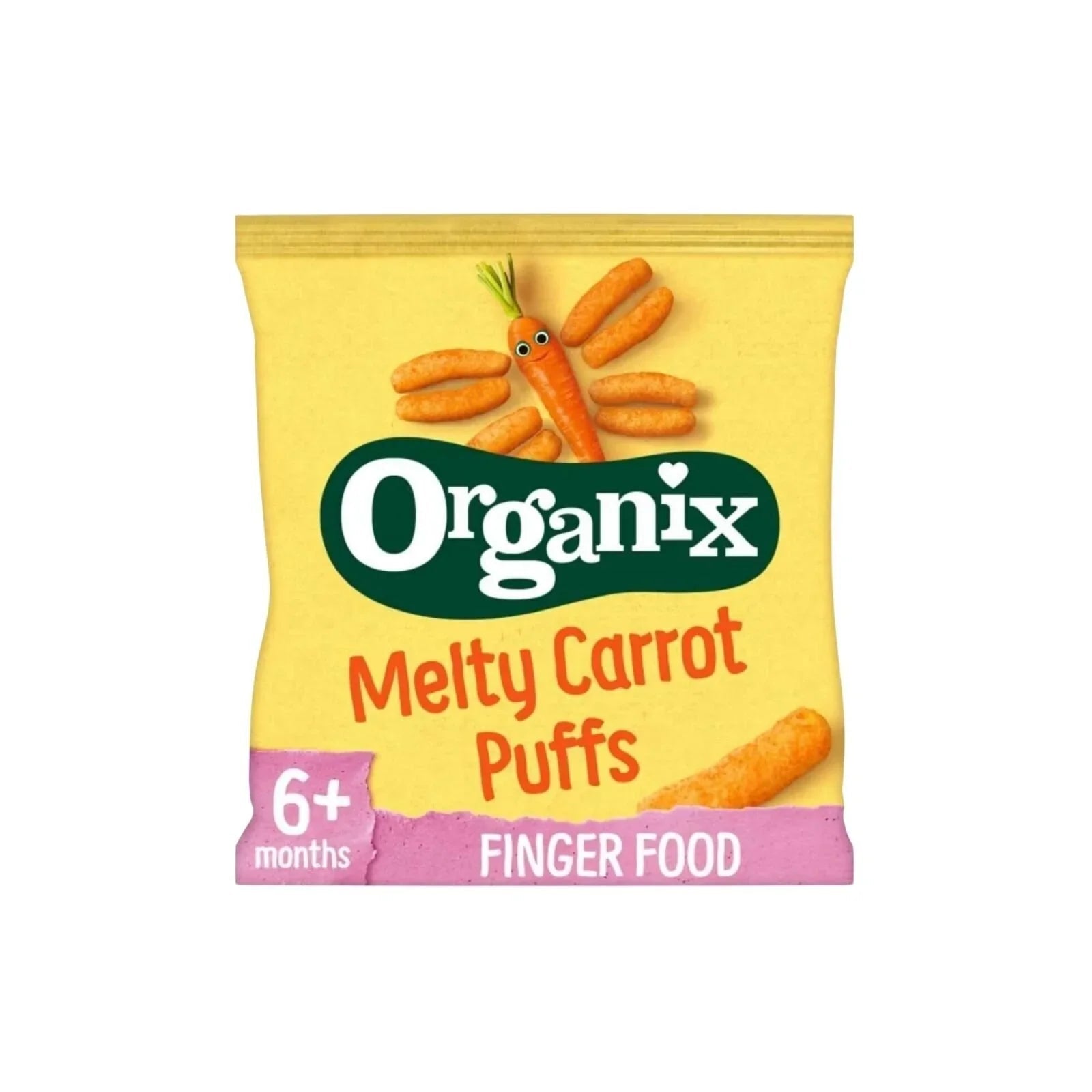 Organix Melty Carrot Puffs 6+ months 20g - mezetto ebebek ebebek