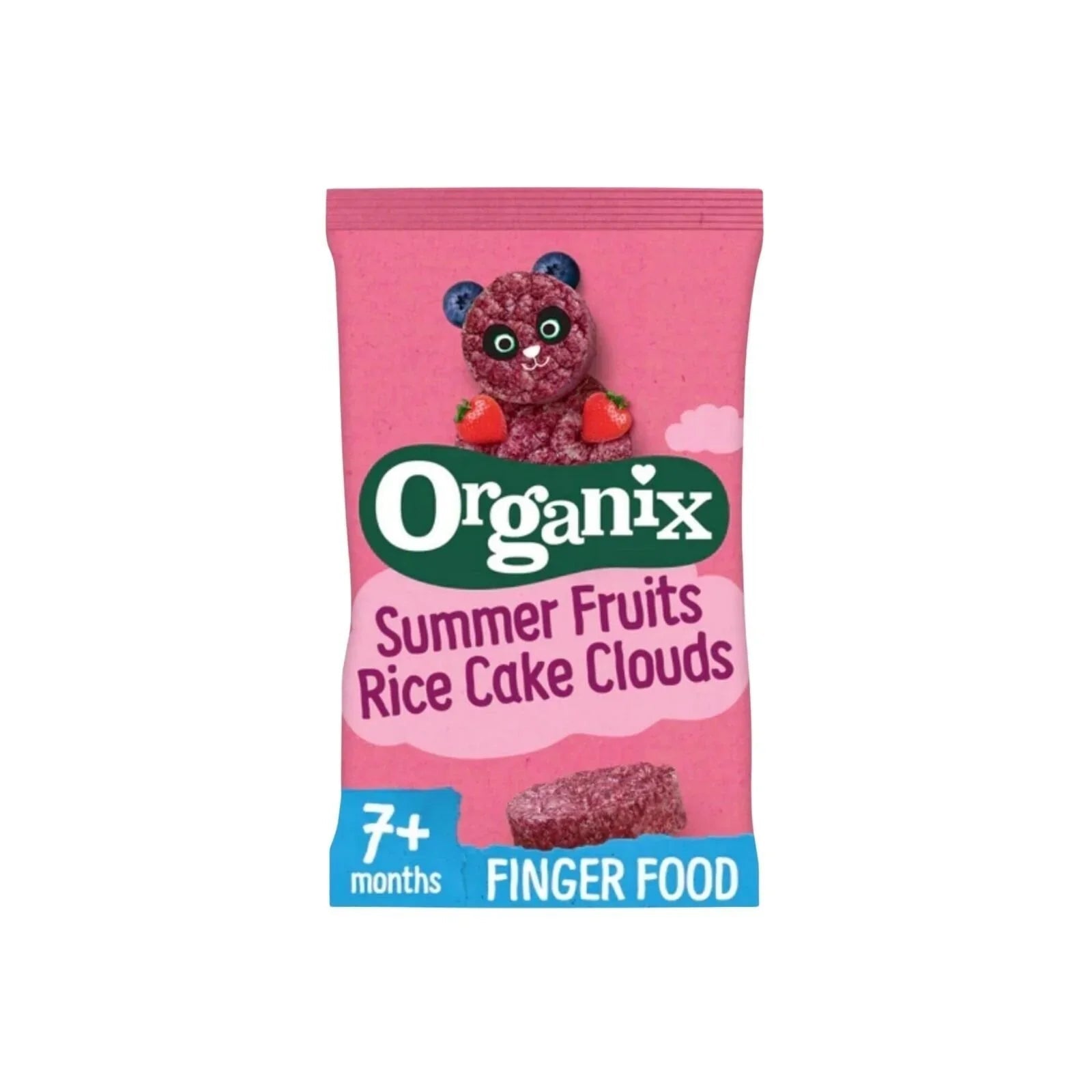 Organix Summer Fruits Rice Cake Clouds 7+ months 40g - mezetto ebebek ebebek