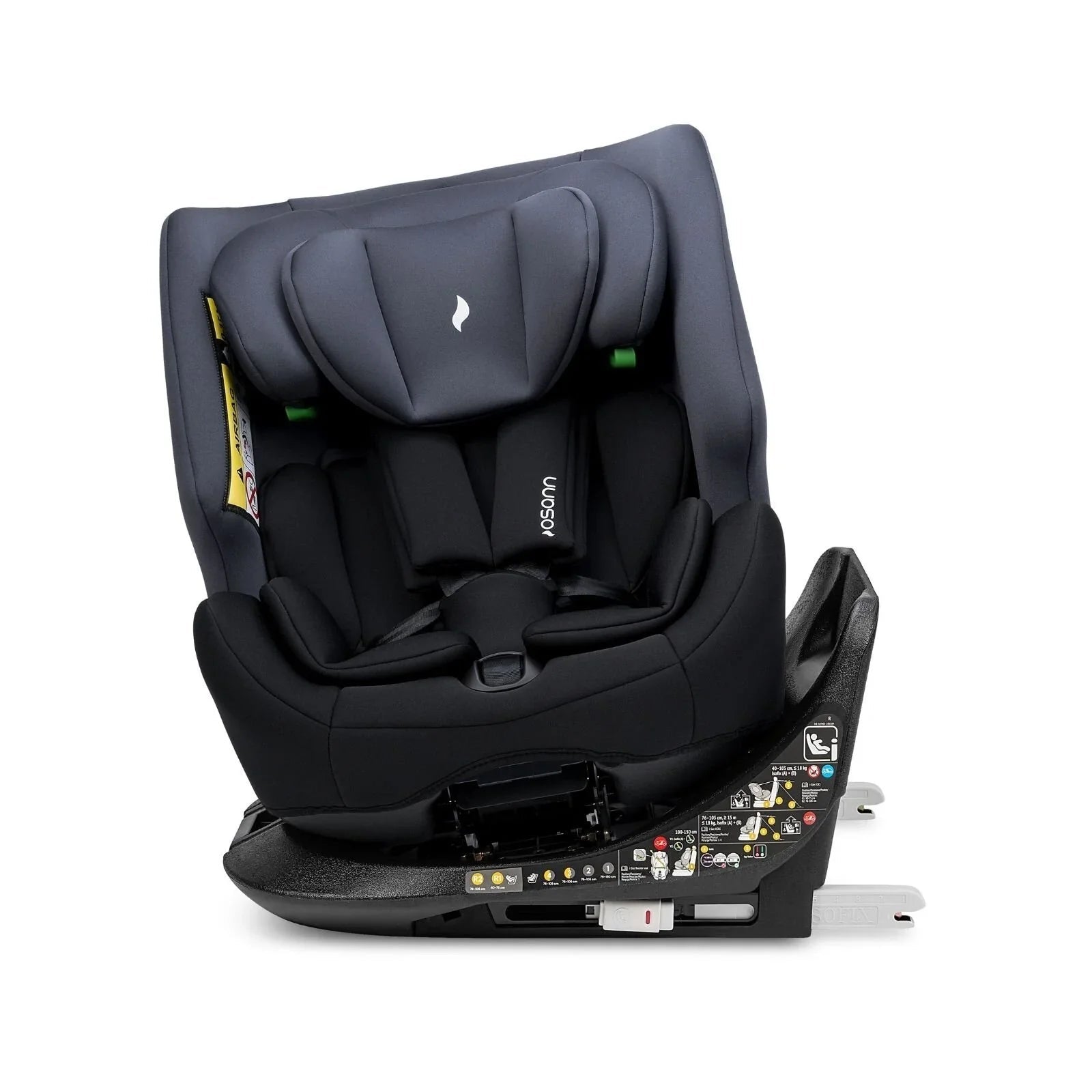 Osann Four360 0+/1/2/3 S ISOFIX Car Seat - Black Grey - mezetto ebebek ebebek