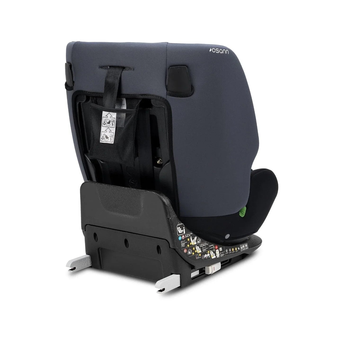 Osann Four360 0+/1/2/3 S ISOFIX Car Seat - Black Grey - mezetto ebebek ebebek