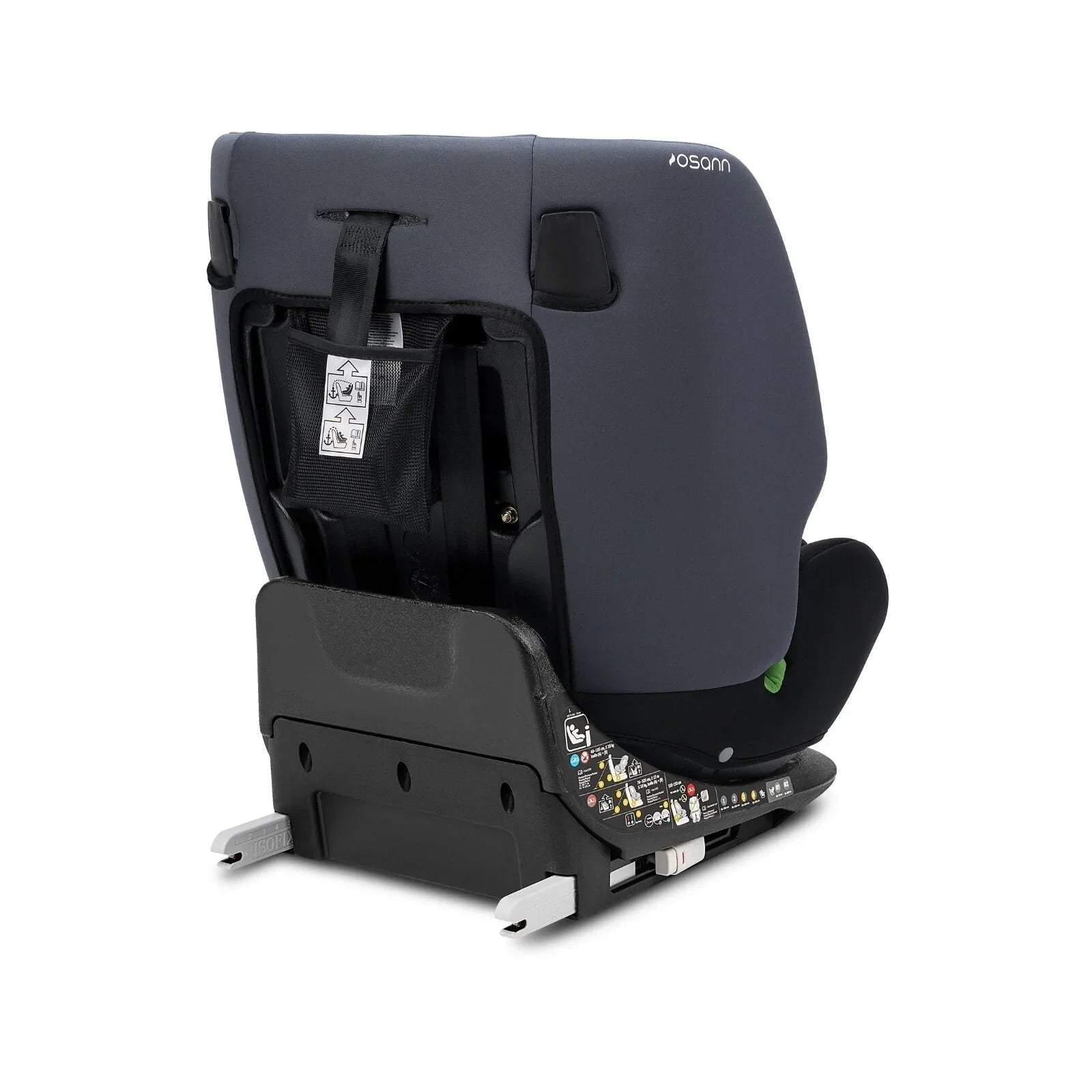 Osann Four360 0+/1/2/3 S ISOFIX Car Seat - Black Grey - mezetto ebebek ebebek