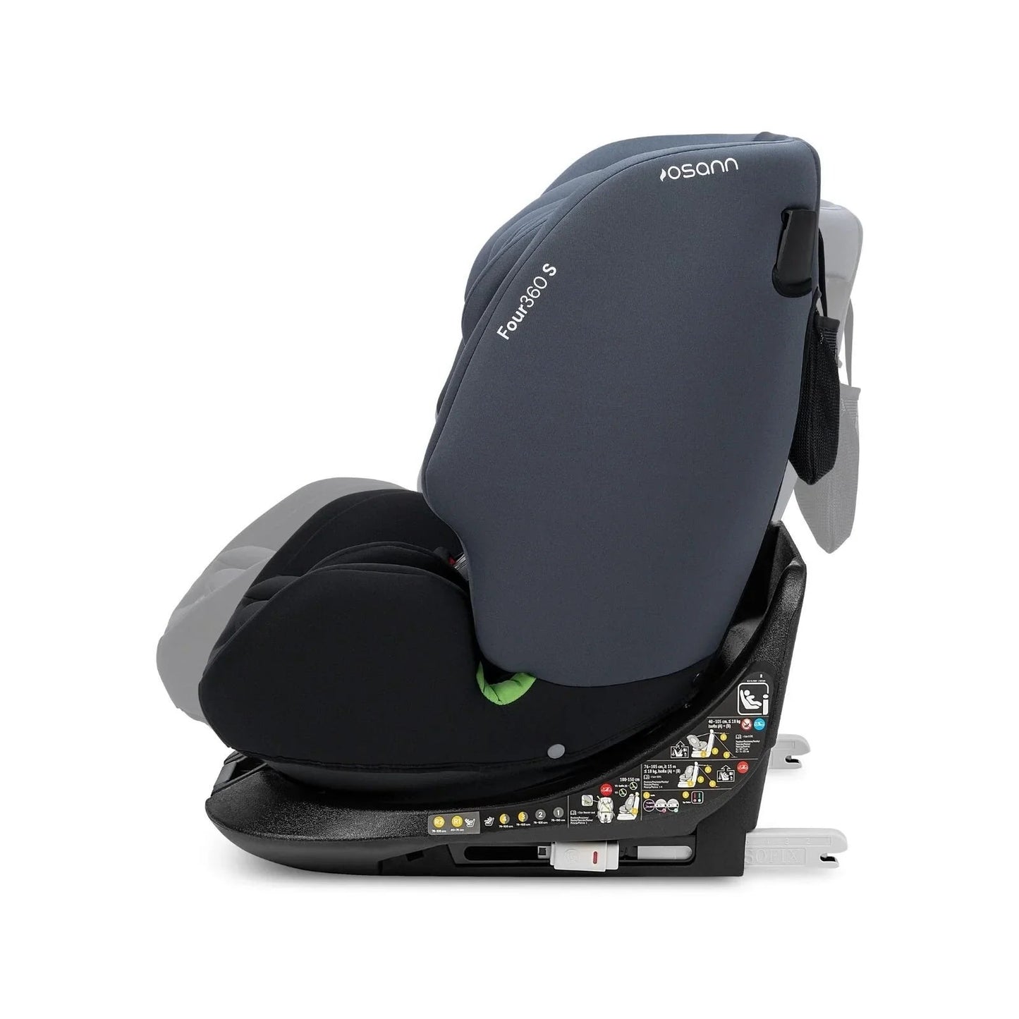 Osann Four360 0+/1/2/3 S ISOFIX Car Seat - Black Grey - mezetto ebebek ebebek