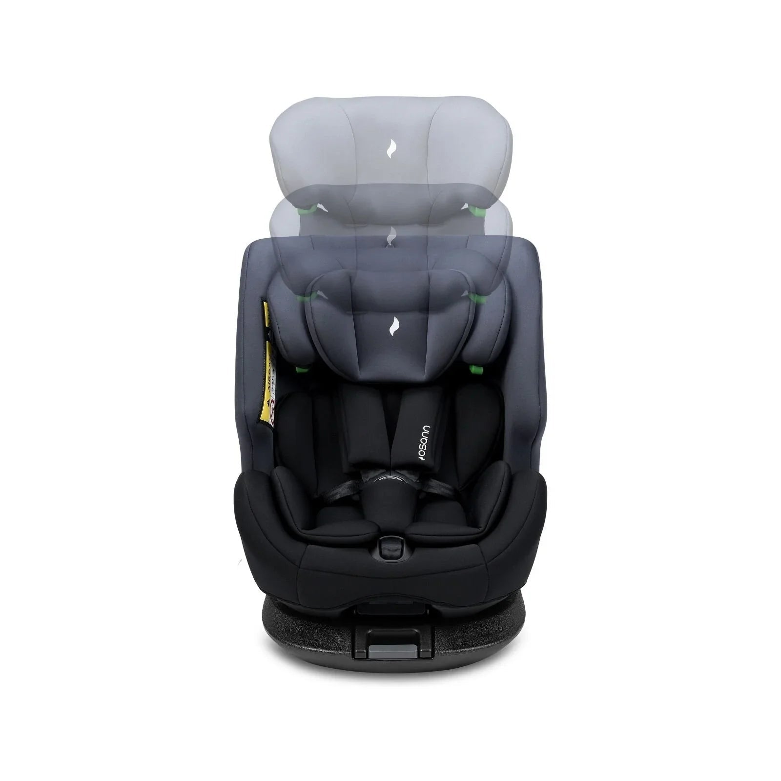 Osann Four360 0+/1/2/3 S ISOFIX Car Seat - Black Grey - mezetto ebebek ebebek