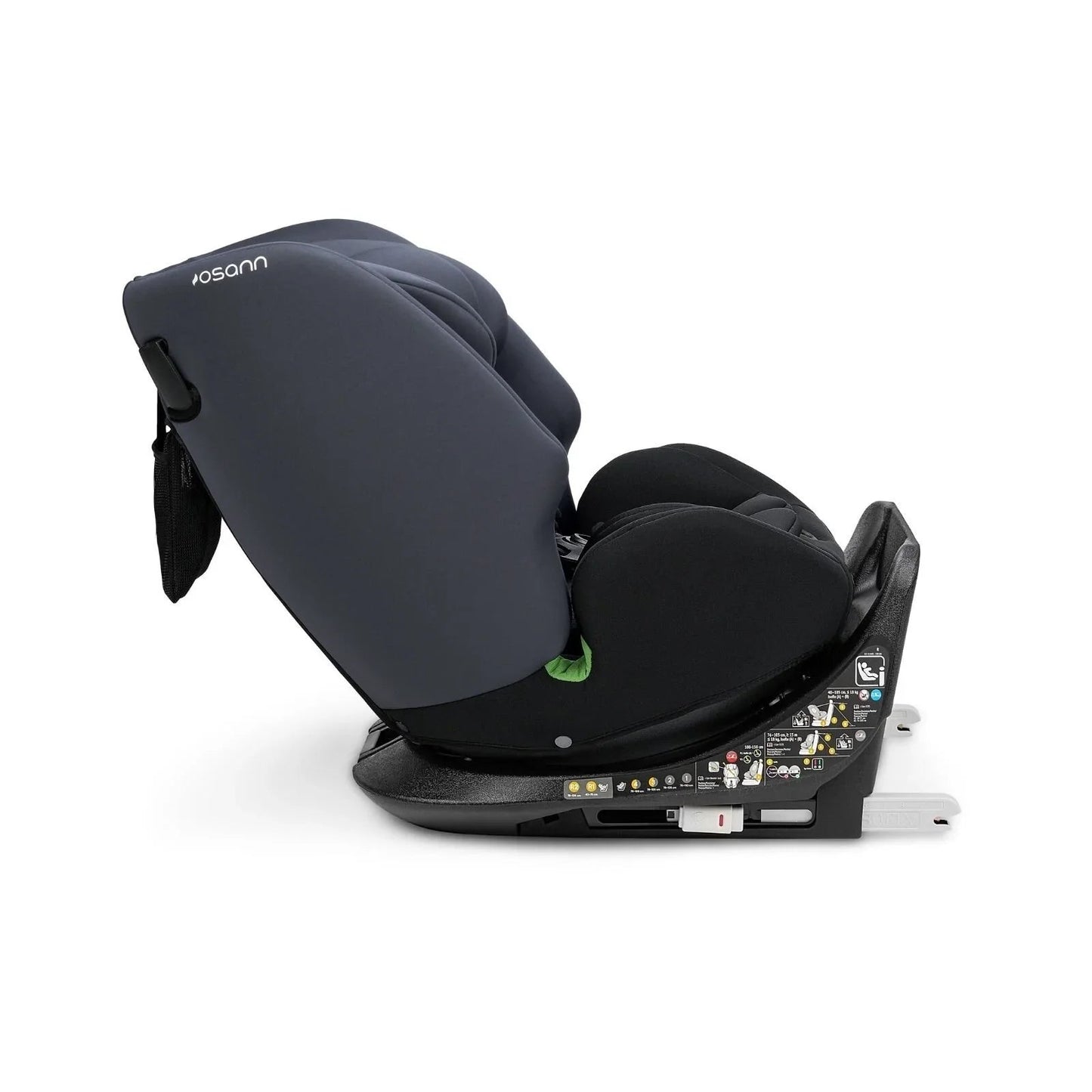 Osann Four360 0+/1/2/3 S ISOFIX Car Seat - Black Grey - mezetto ebebek ebebek