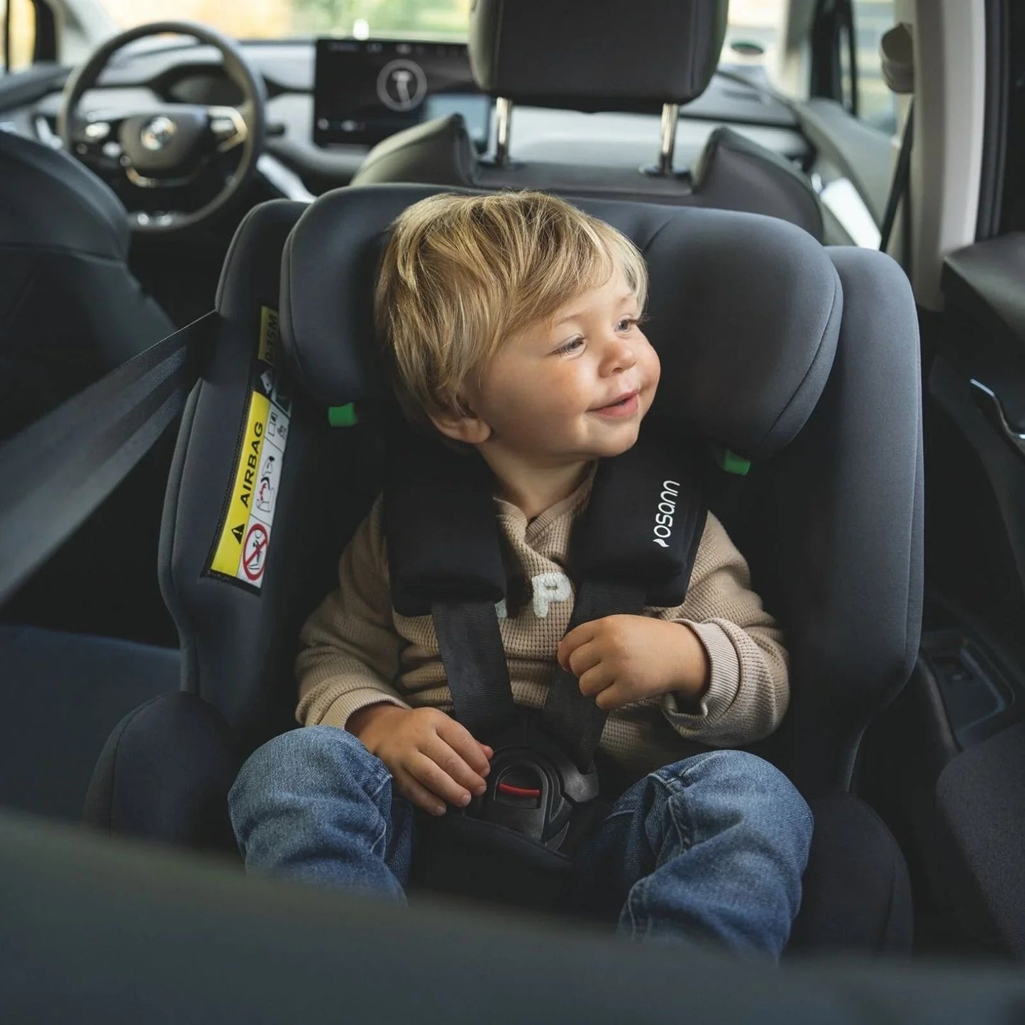 Osann Four360 0+/1/2/3 S ISOFIX Car Seat - Black Grey - mezetto ebebek ebebek