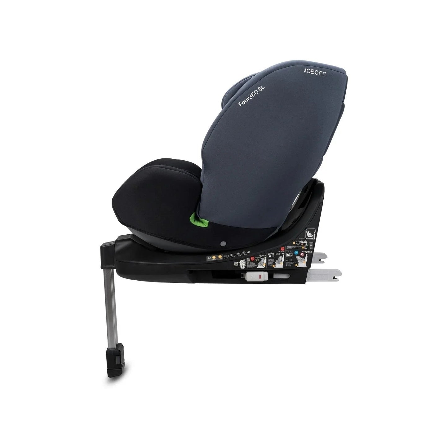 Osann Four360 0+/1/2/3 SL ECE R129/04 Car Seat - Black Grey - mezetto ebebek ebebek