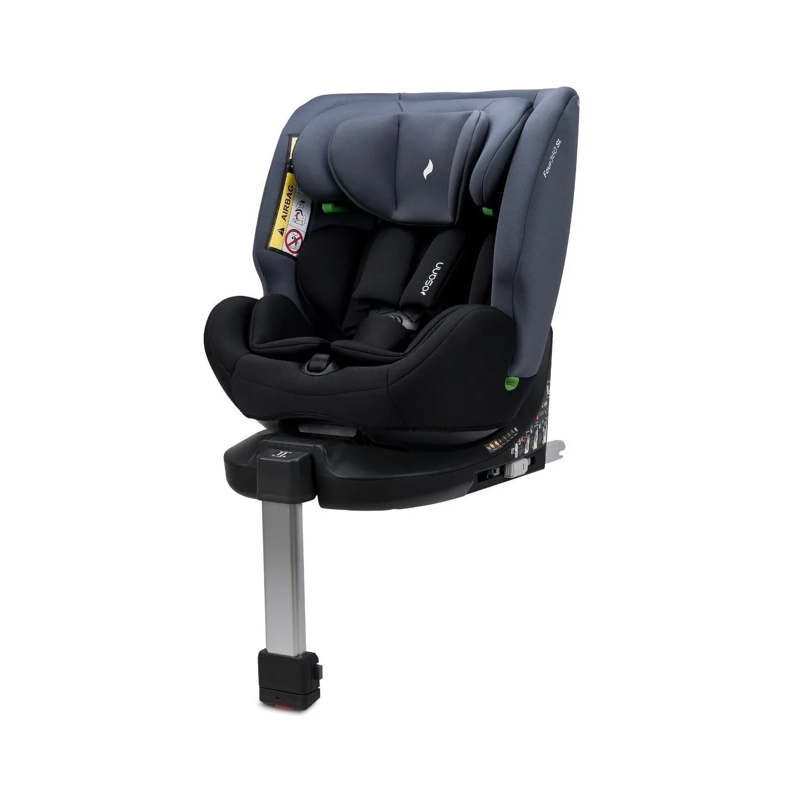 Osann Four360 0+/1/2/3 SL ECE R129/04 Car Seat - Black Grey - mezetto ebebek ebebek
