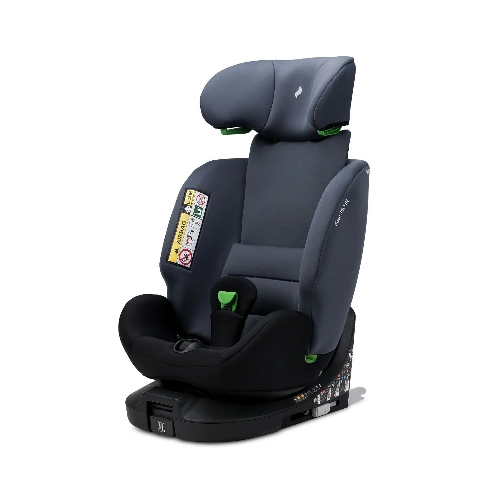 Osann Four360 0+/1/2/3 SL ECE R129/04 Car Seat - Black Grey - mezetto ebebek ebebek