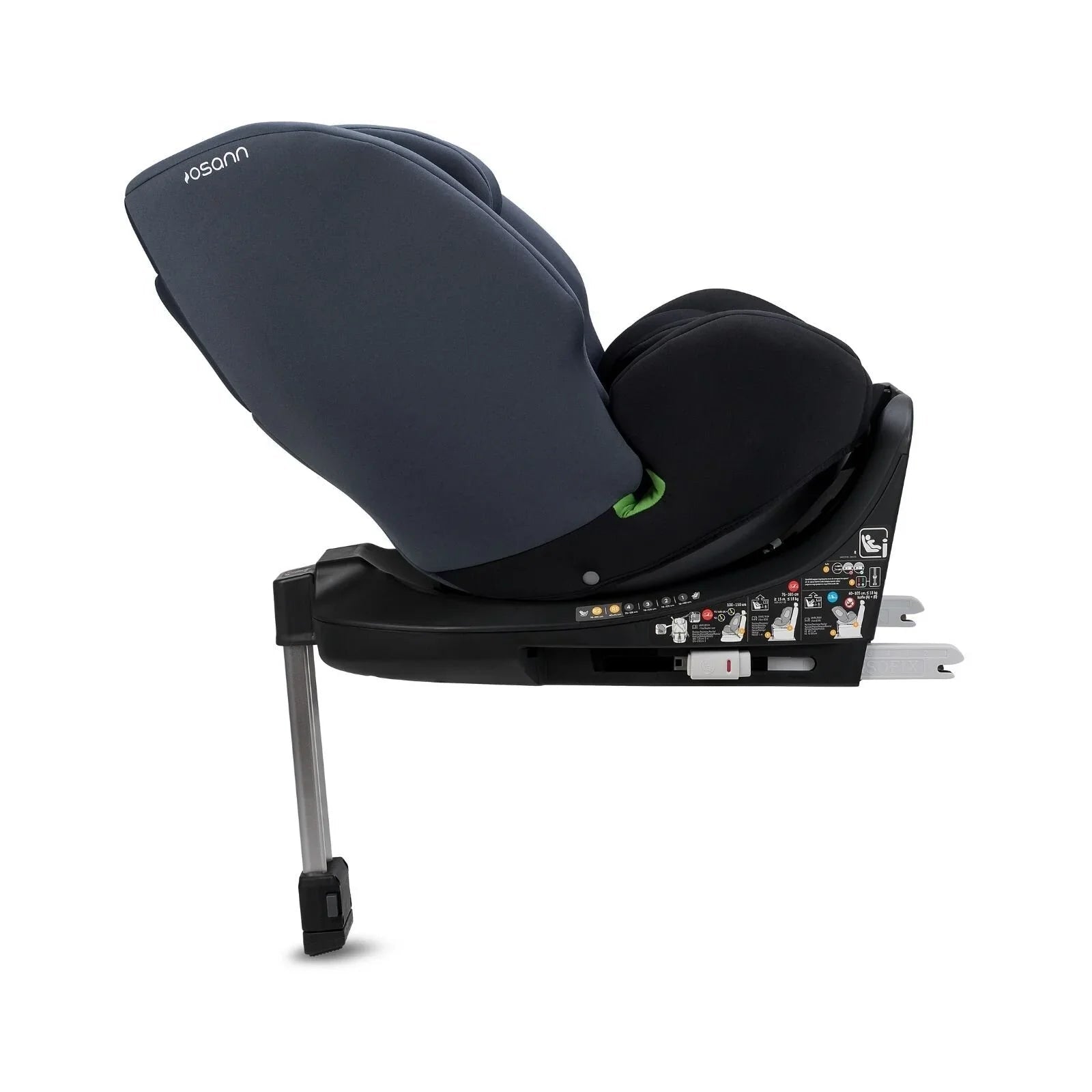 Osann Four360 0+/1/2/3 SL ECE R129/04 Car Seat - Black Grey - mezetto ebebek ebebek