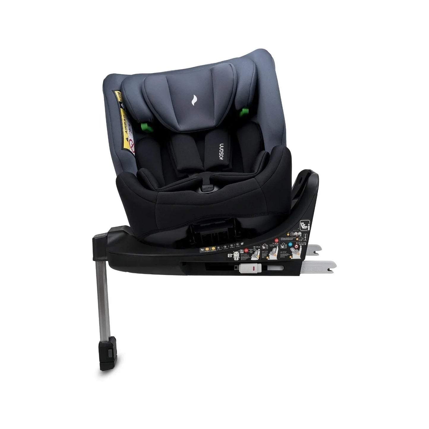 Osann Four360 0+/1/2/3 SL ECE R129/04 Car Seat - Black Grey - mezetto ebebek ebebek