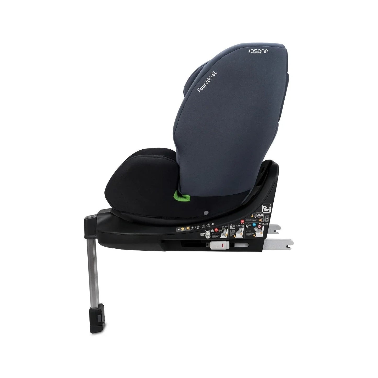 Osann Four360 0+/1/2/3 SL ECE R129/04 Car Seat - Black Grey - mezetto ebebek ebebek