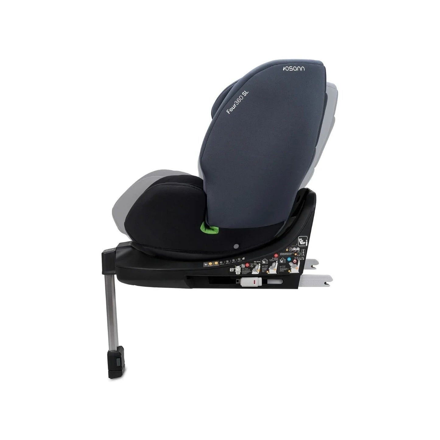 Osann Four360 0+/1/2/3 SL ECE R129/04 Car Seat - Black Grey - mezetto ebebek ebebek
