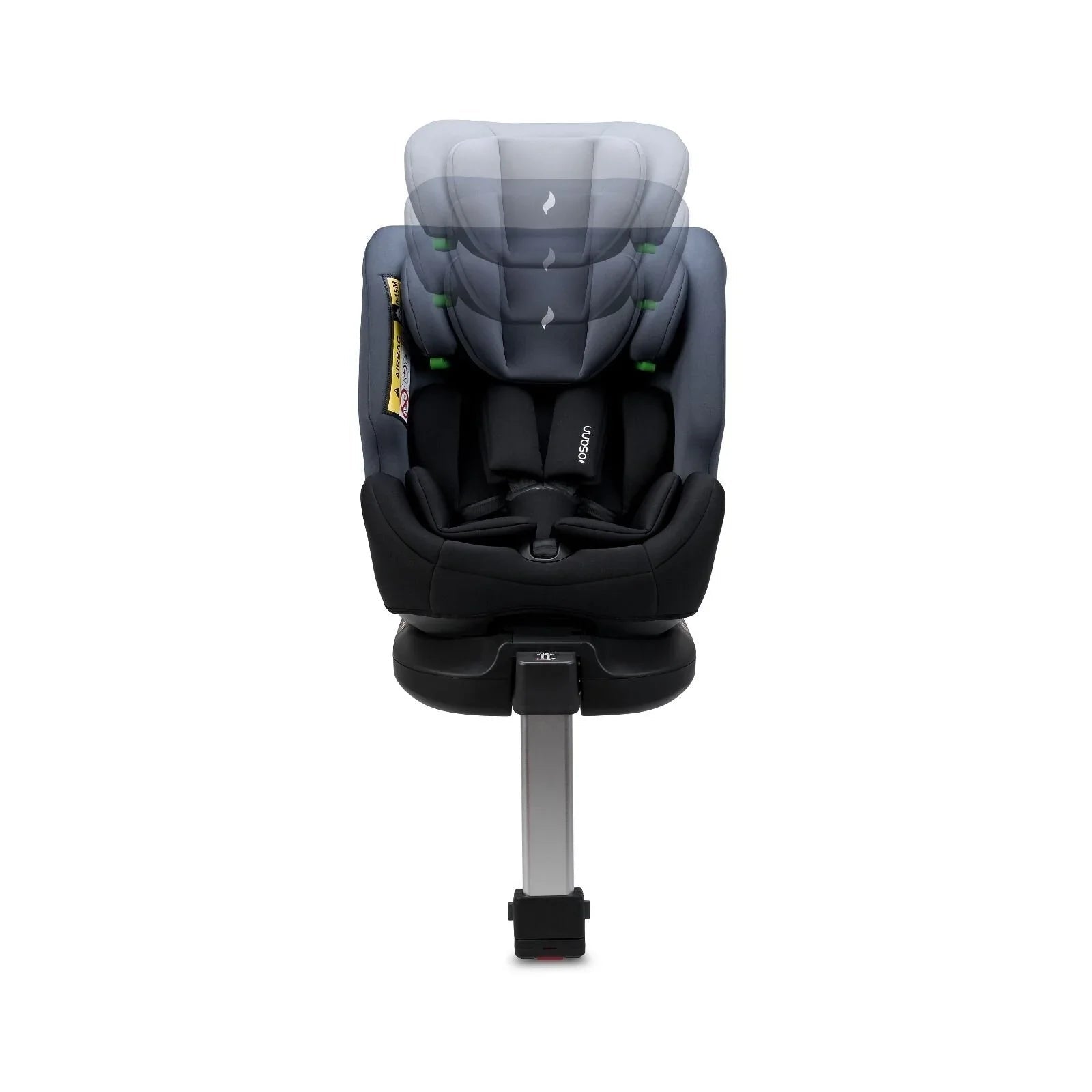 Osann Four360 0+/1/2/3 SL ECE R129/04 Car Seat - Black Grey - mezetto ebebek ebebek