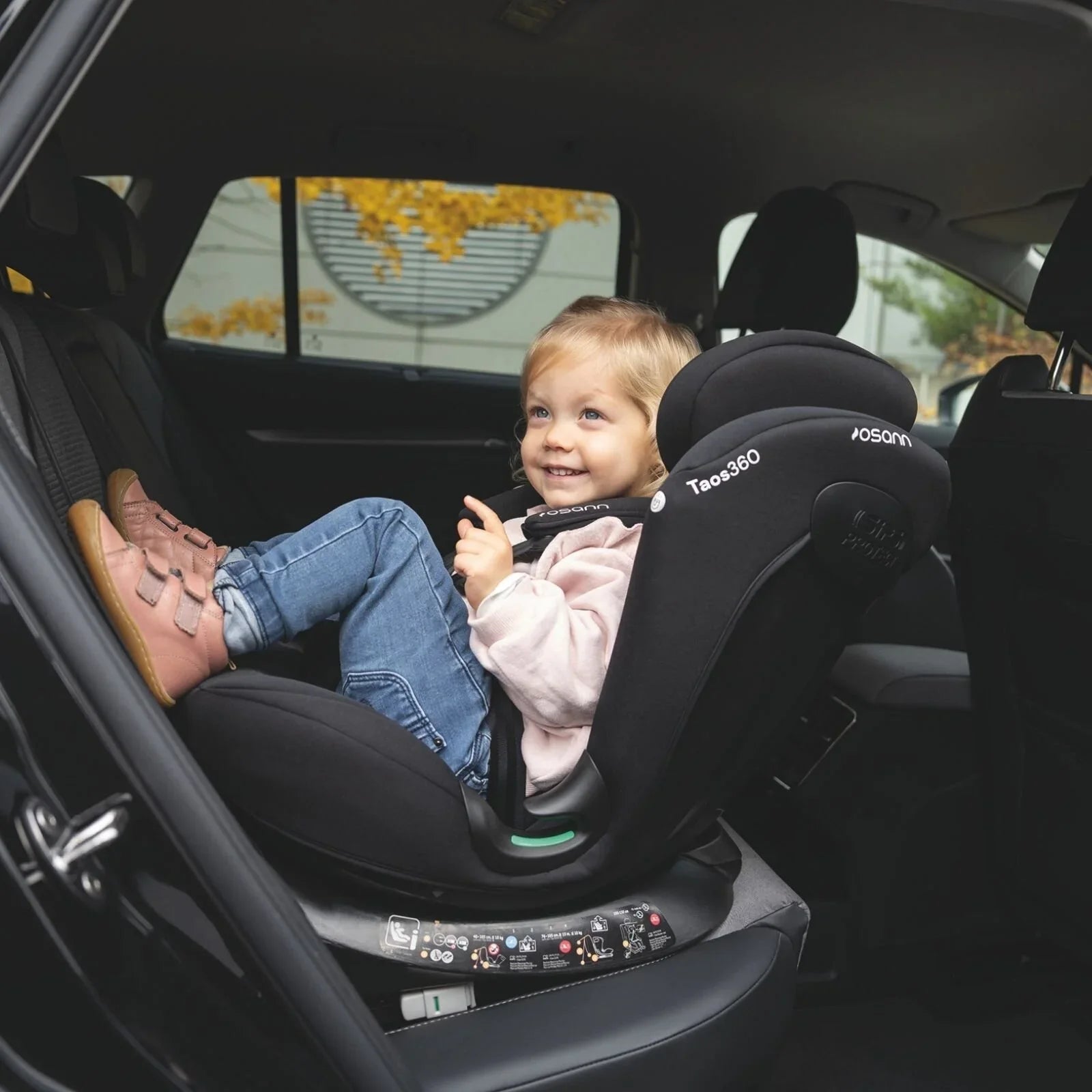 Osann Taos360 ECE R129/04 Car Seat - Black Grey - mezetto ebebek ebebek