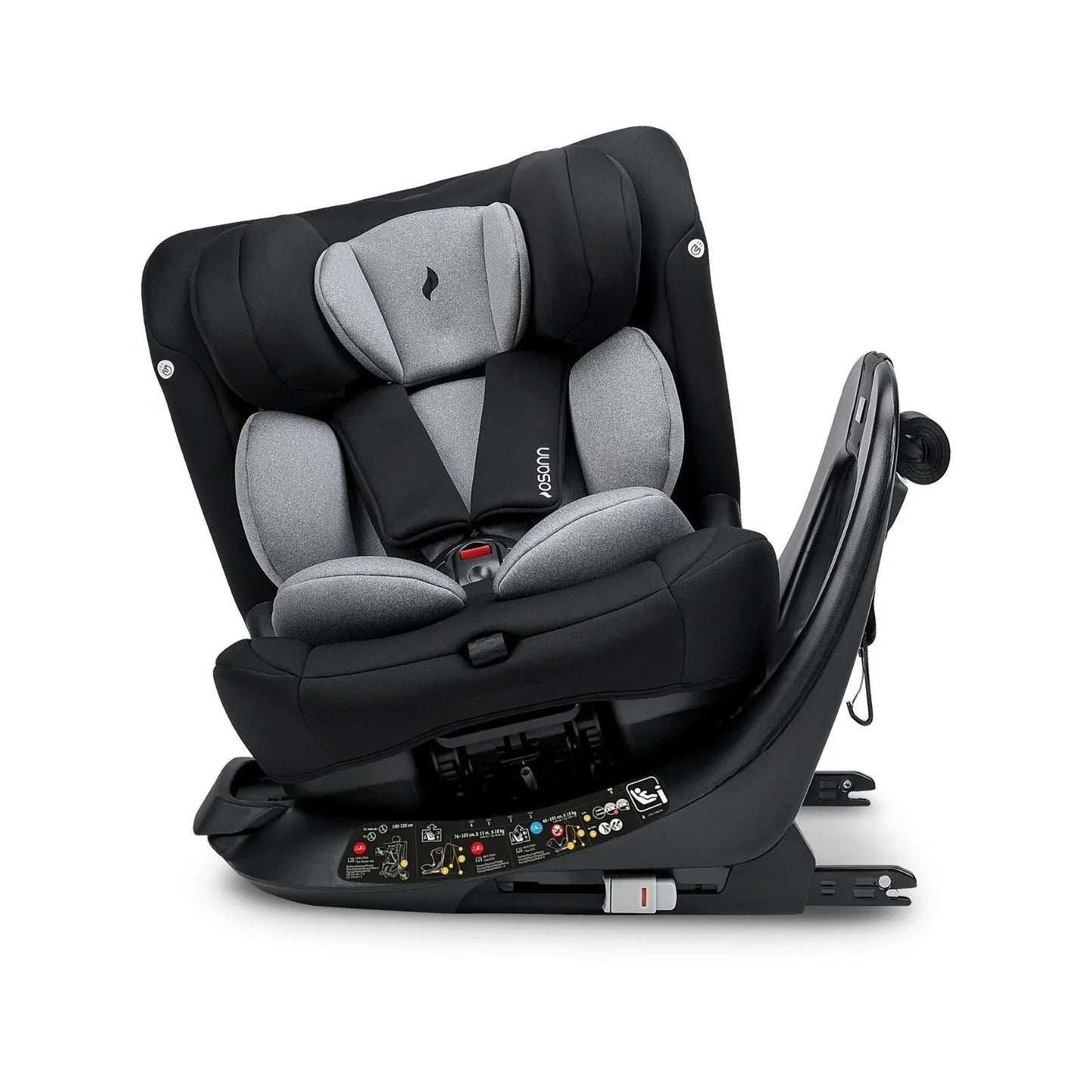 Osann Taos360 ECE R129/04 Car Seat - Black Grey - mezetto ebebek ebebek