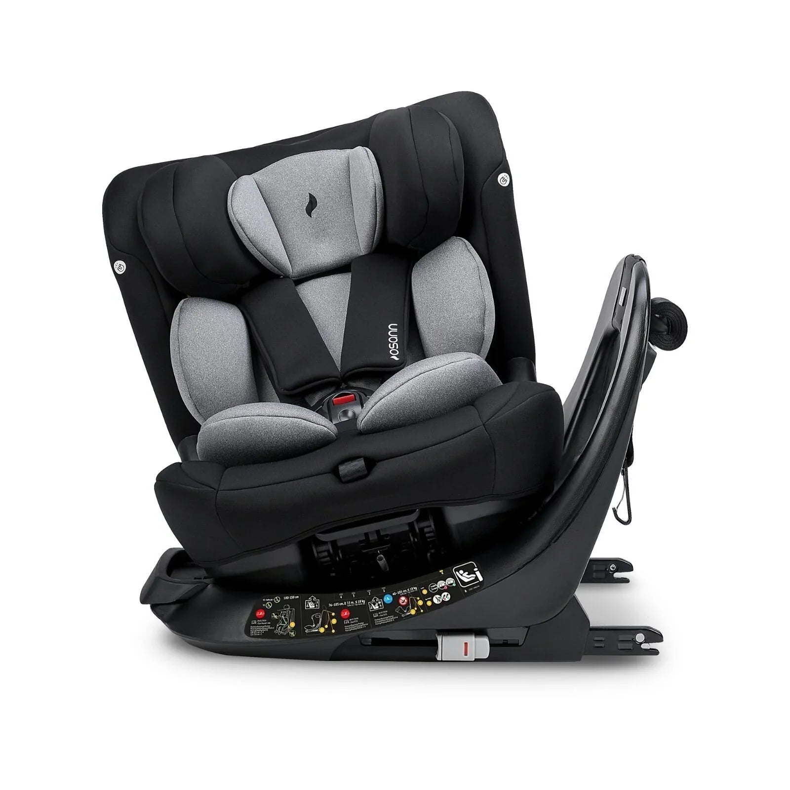 Osann Taos360 ECE R129/04 Car Seat - Black Grey - mezetto ebebek ebebek