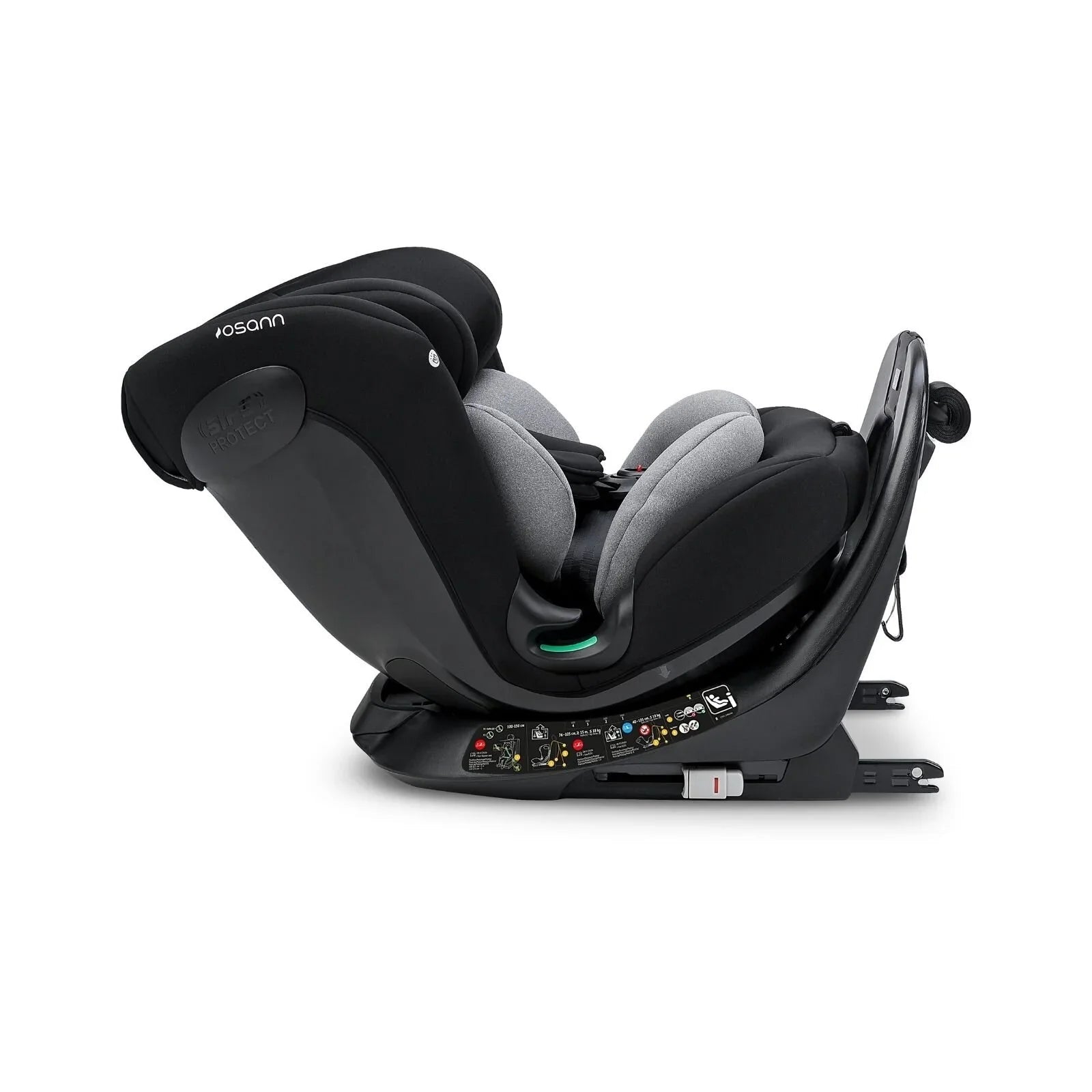 Osann Taos360 ECE R129/04 Car Seat - Black Grey - mezetto ebebek ebebek