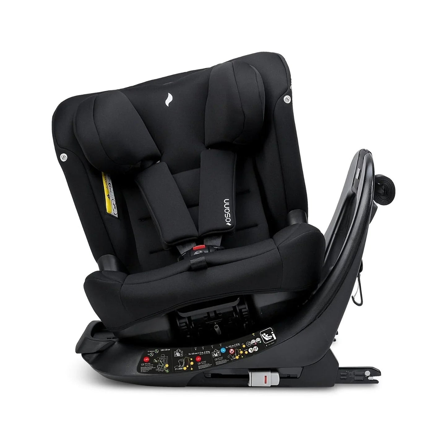 Osann Taos360 Midi ECE R129/04 Car Seat - Black - mezetto ebebek ebebek