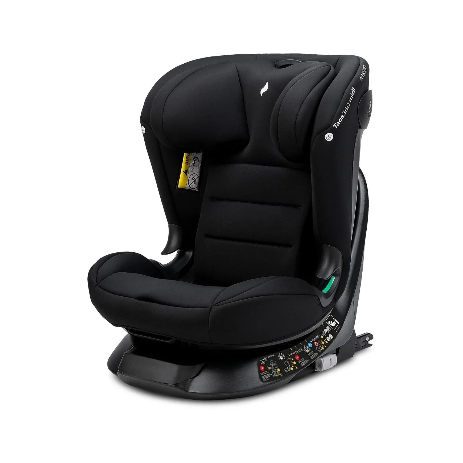 Osann Taos360 Midi ECE R129/04 Car Seat - Black - mezetto ebebek ebebek