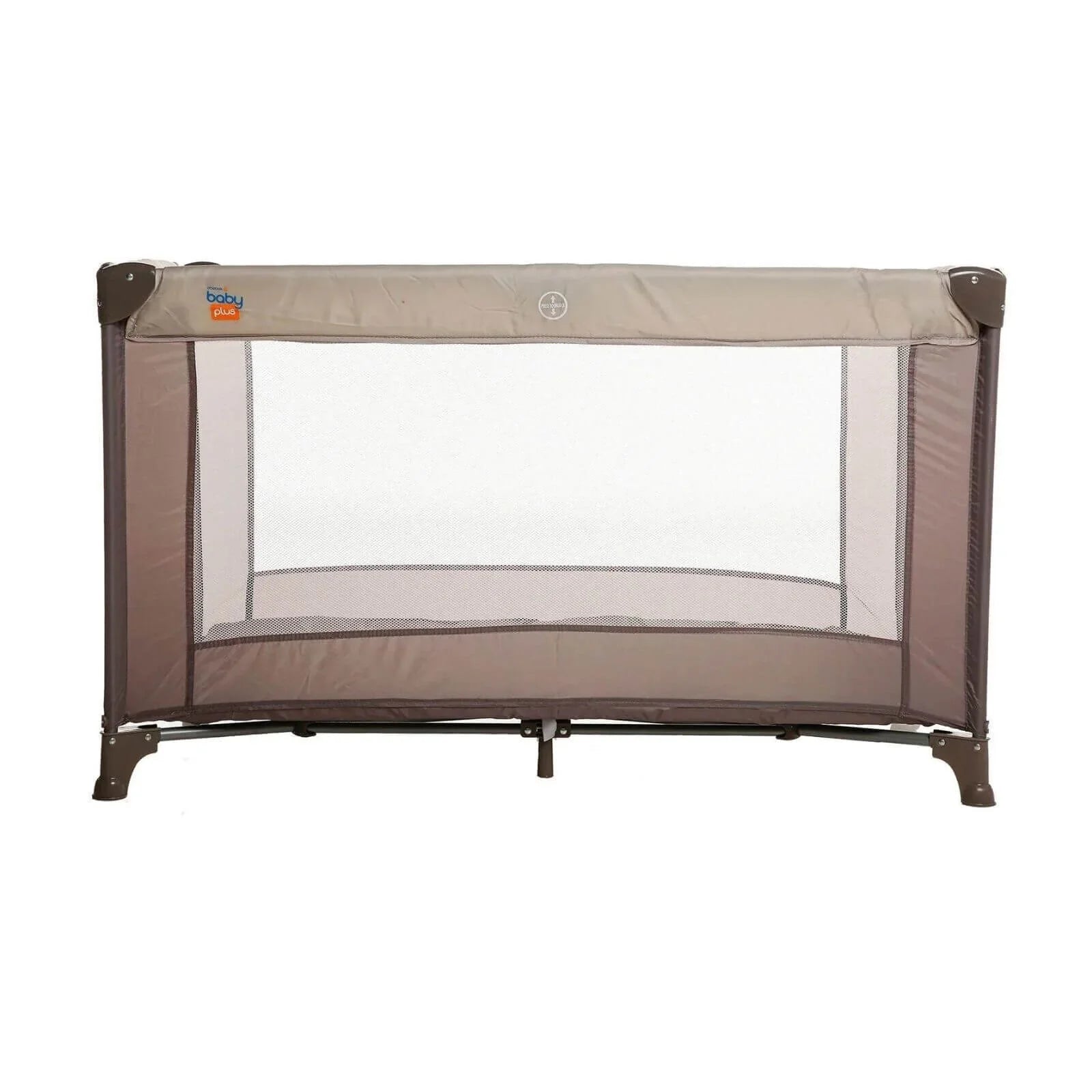 Outlet - baby plus Eco Travel Cot - Khaki - mezetto ebebek ebebek