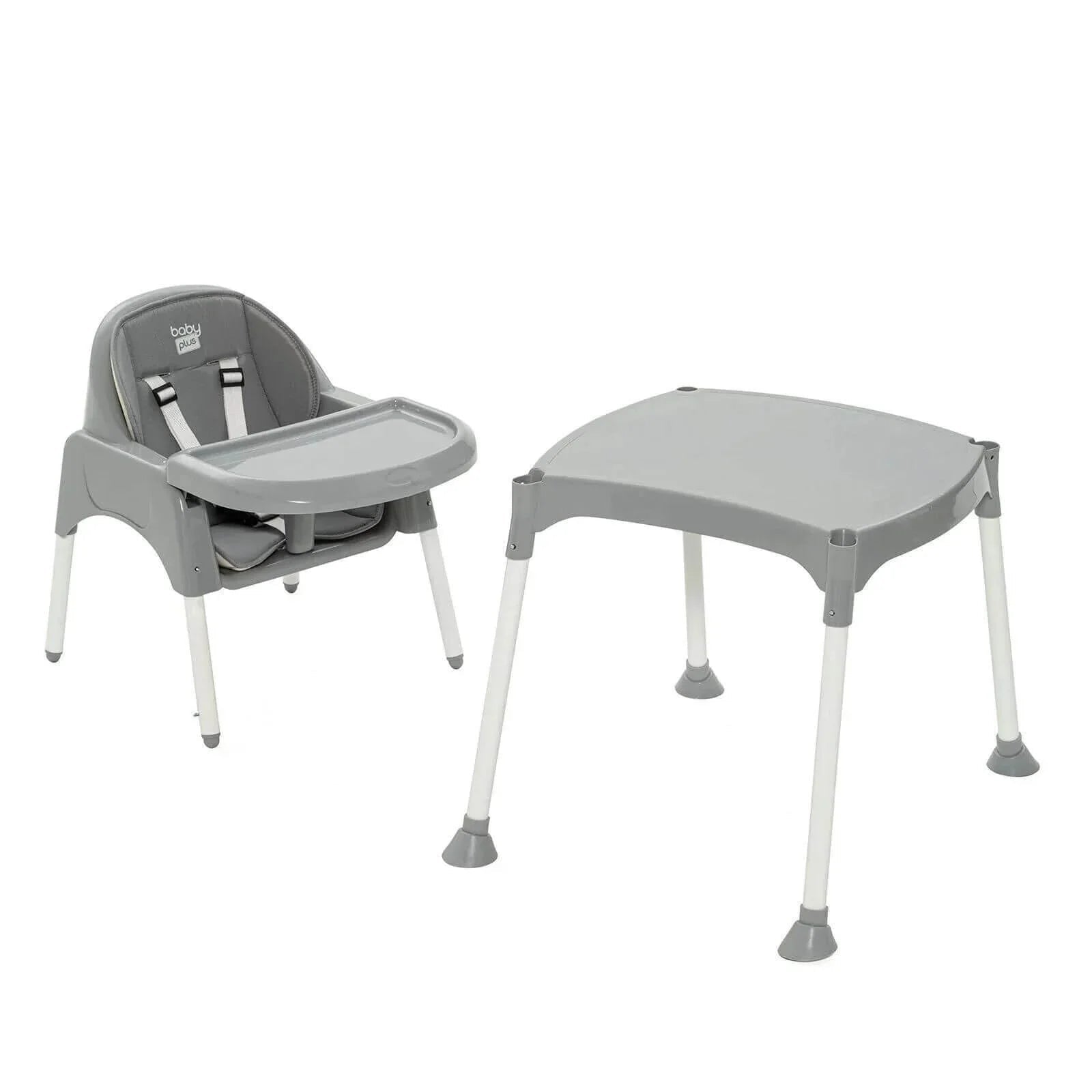 Outlet - baby plus Multi Highchair - Grey - mezetto ebebek ebebek
